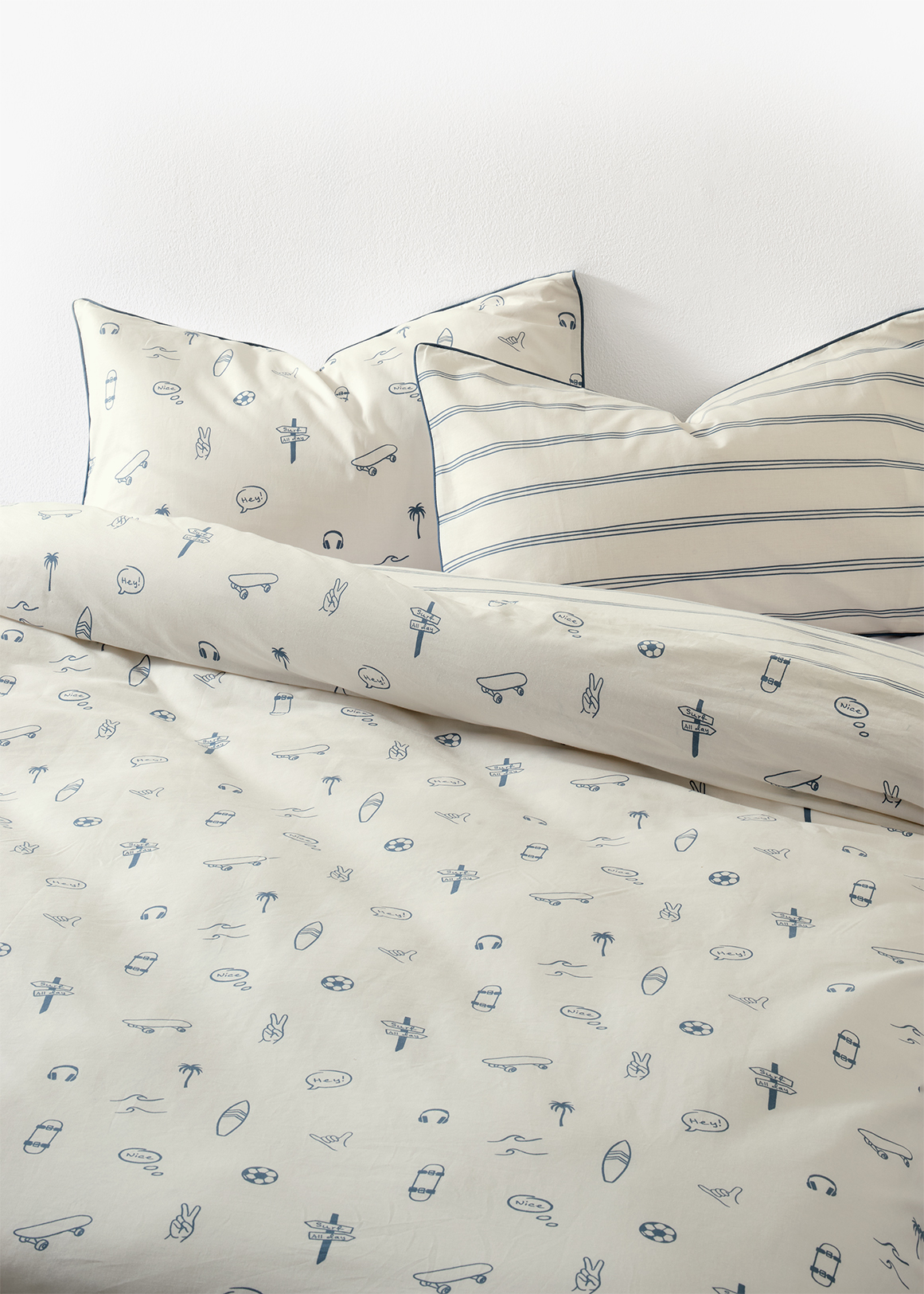 Printed 144TC Cotton Duvet Cover Set