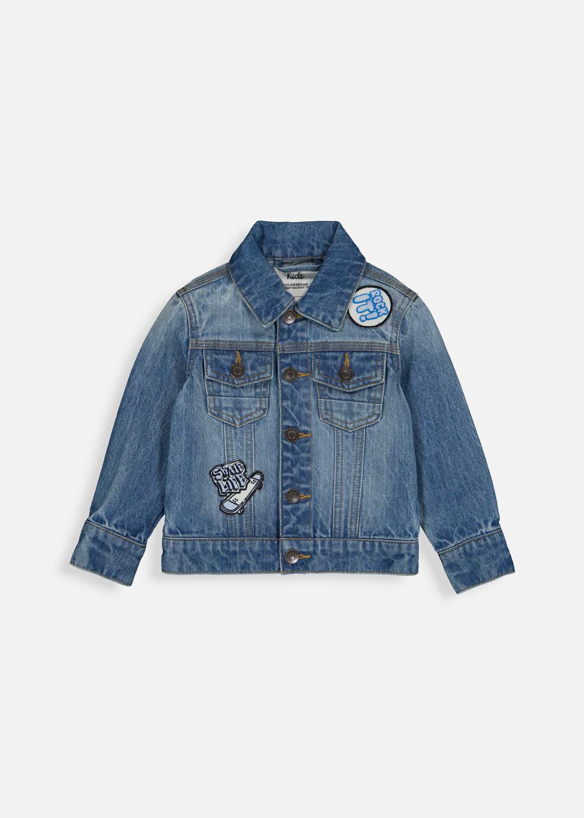 Printed Denim Jacket | Woolworths.co.za