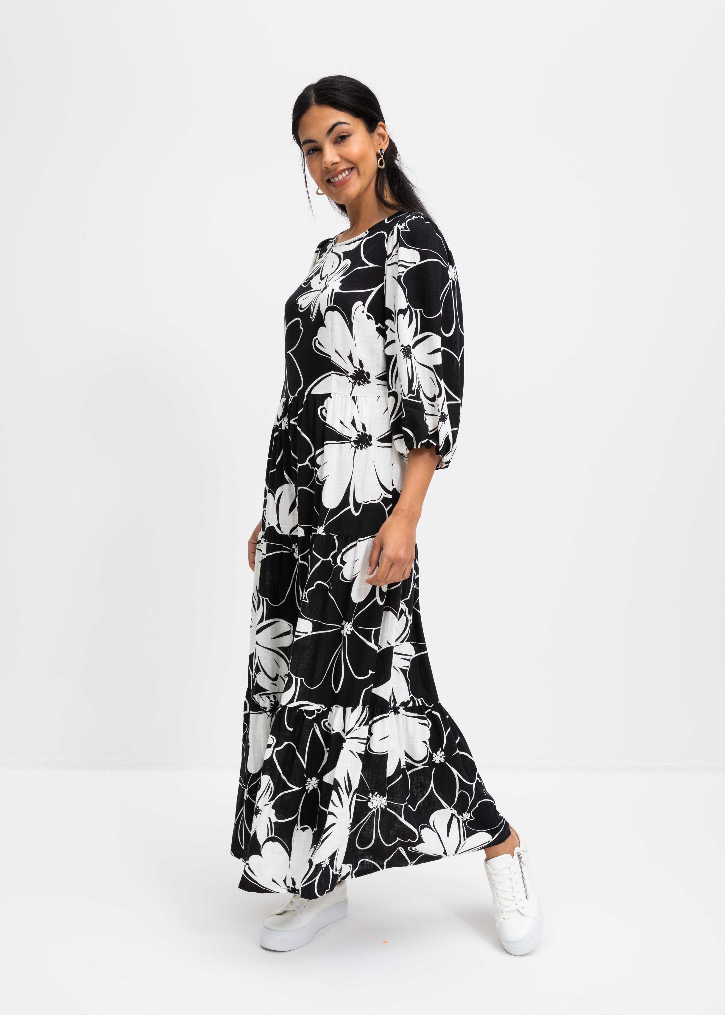Puff Sleeve Tiered Maxi Dress Woolworths co za Puff Sleeve Tiered Maxi Dress Woolworths co za