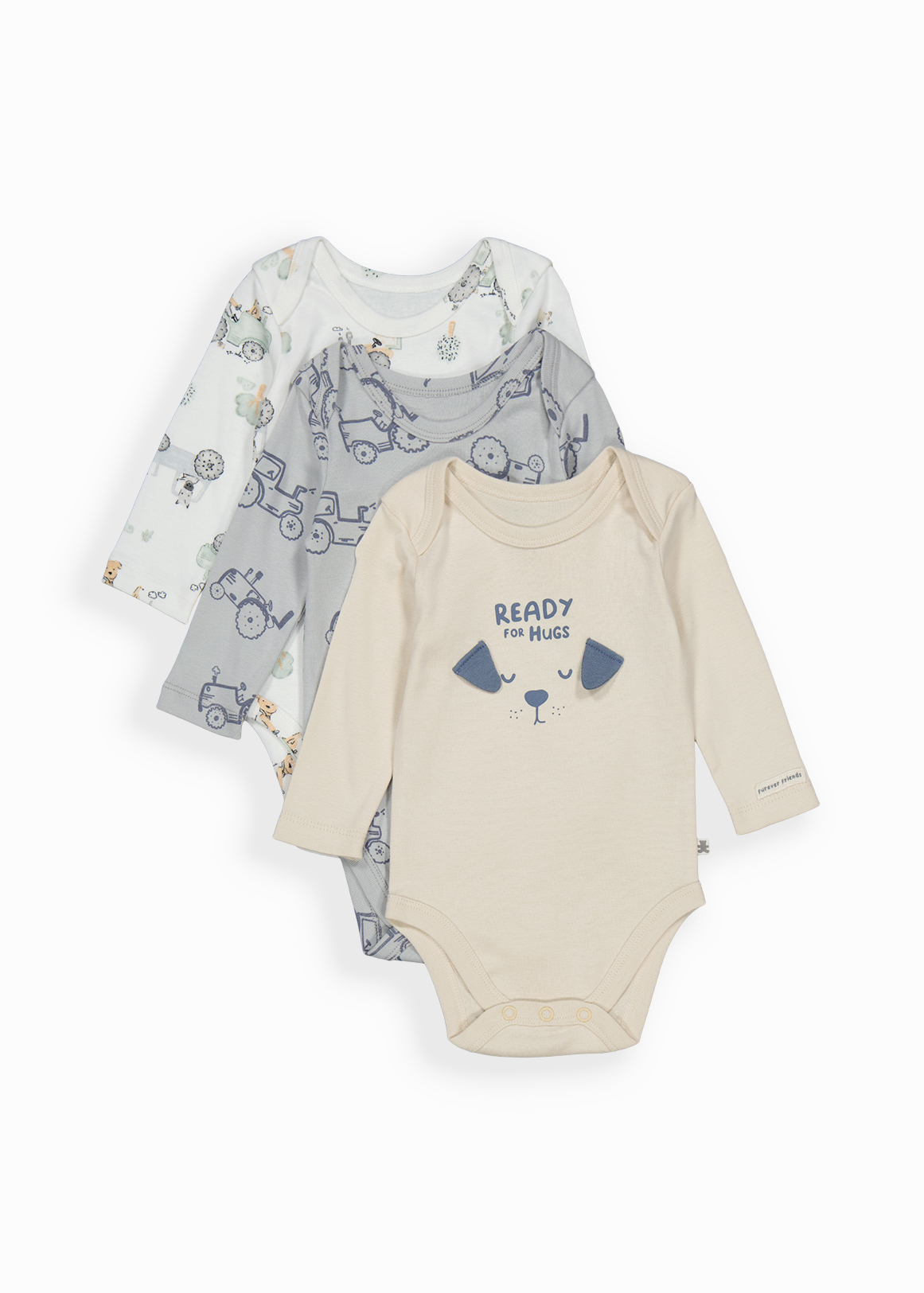 Puppy Cotton Bodyvests 3 Pack