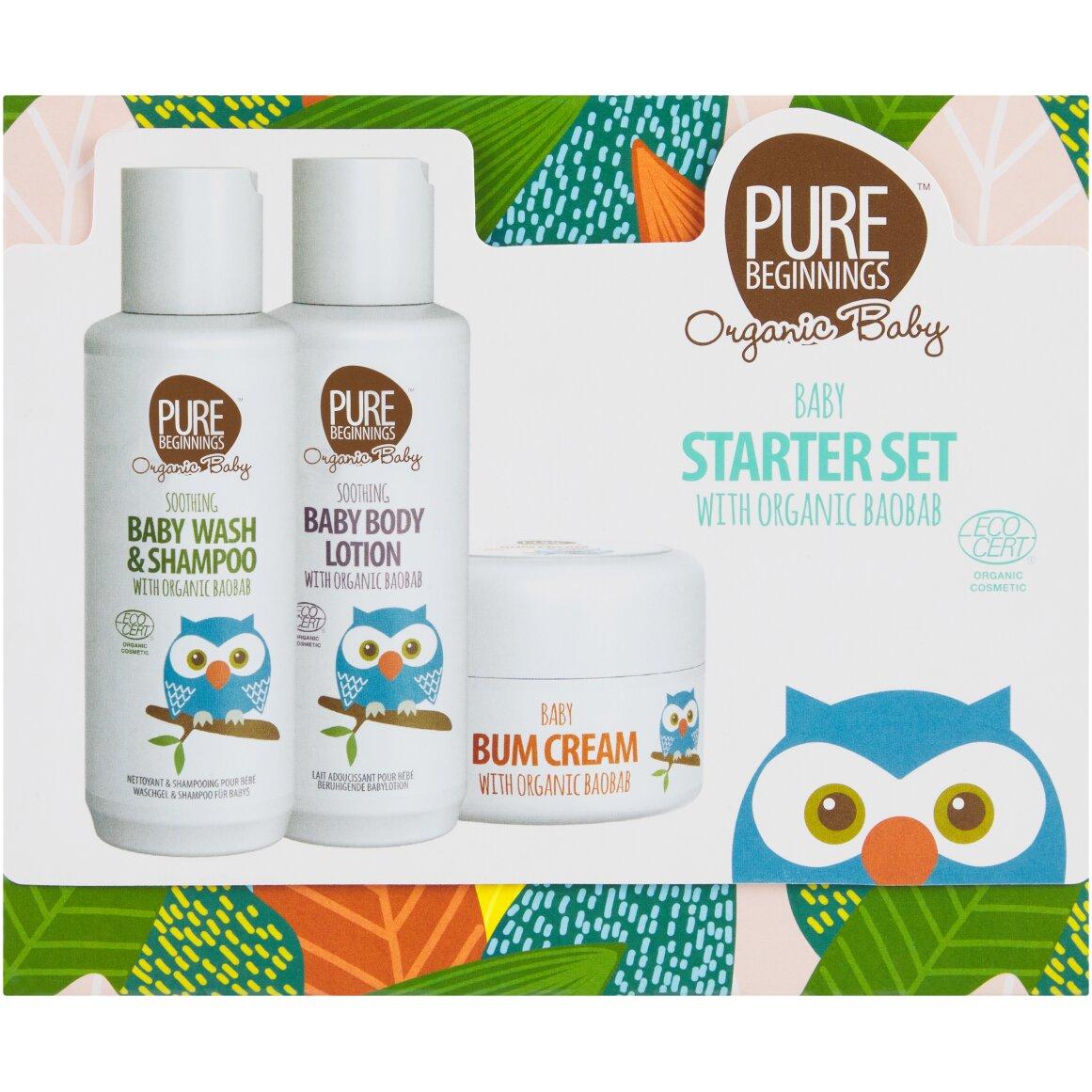 Pure Beginnings Organic Baby Starter Gift Set - Main Image