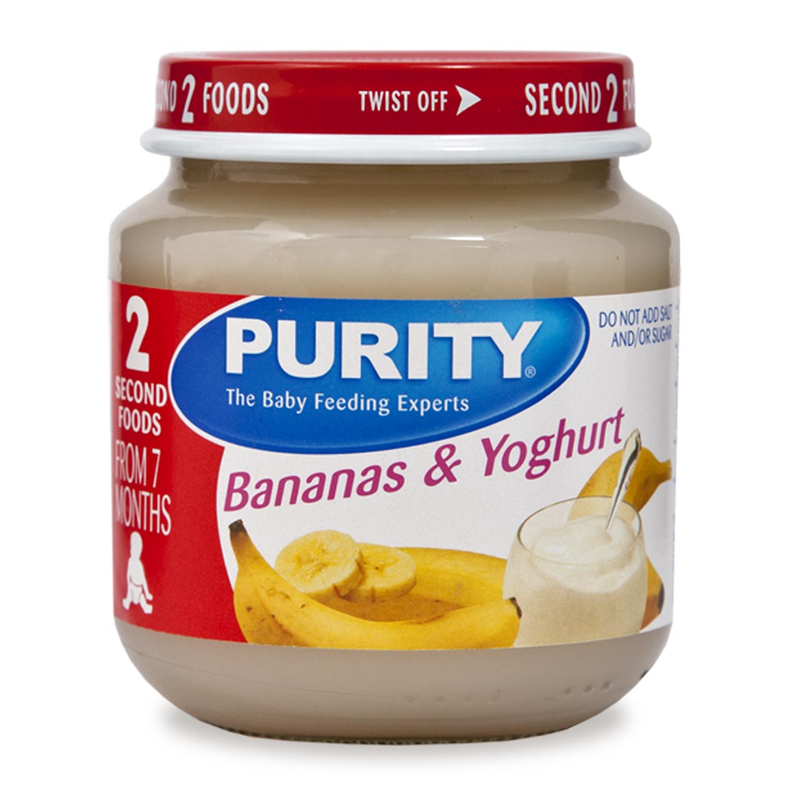 Purity Bananas & Yoghurt Baby Food 125 ml | Woolworths.co.za