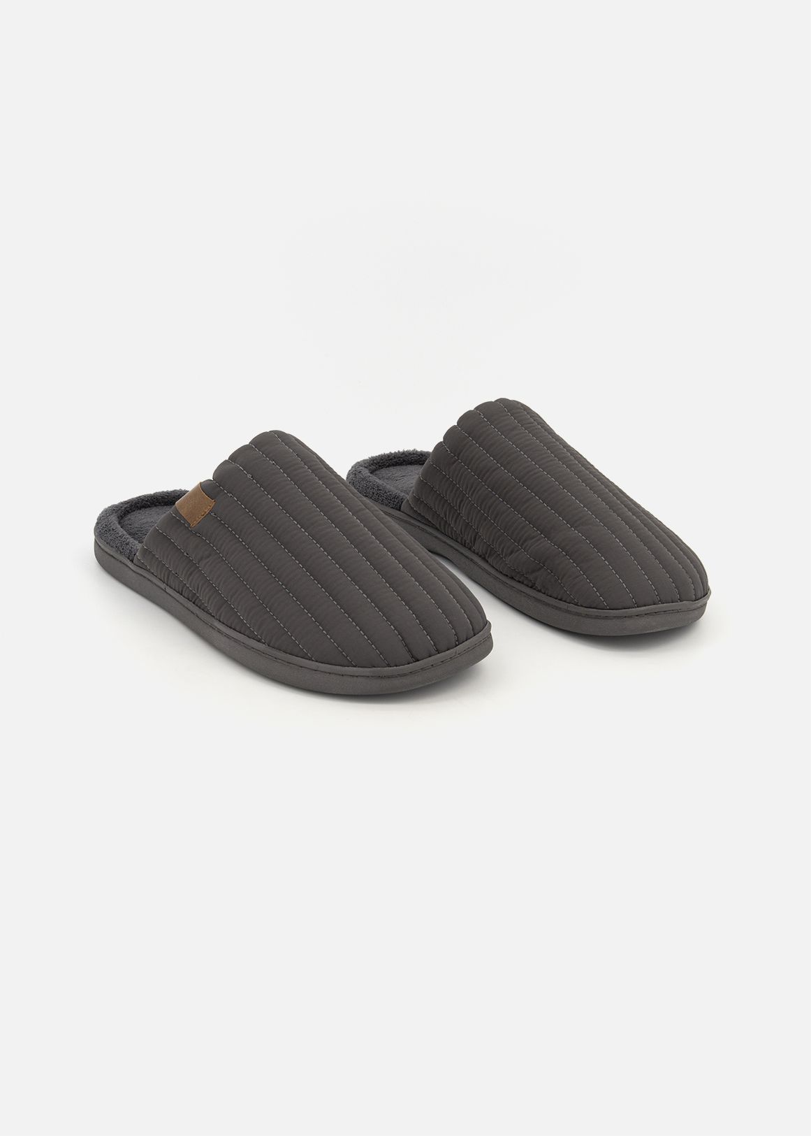 Quilted Mule Slippers