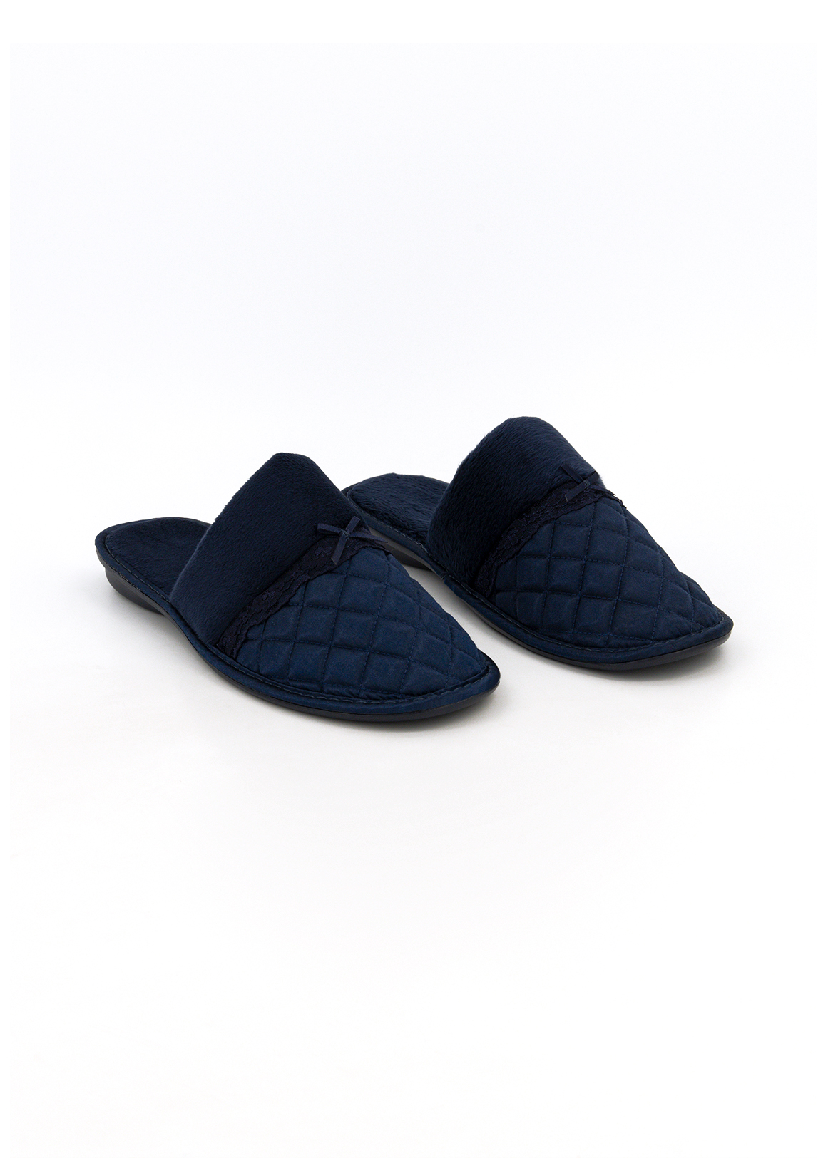 Quilted Mule Slippers