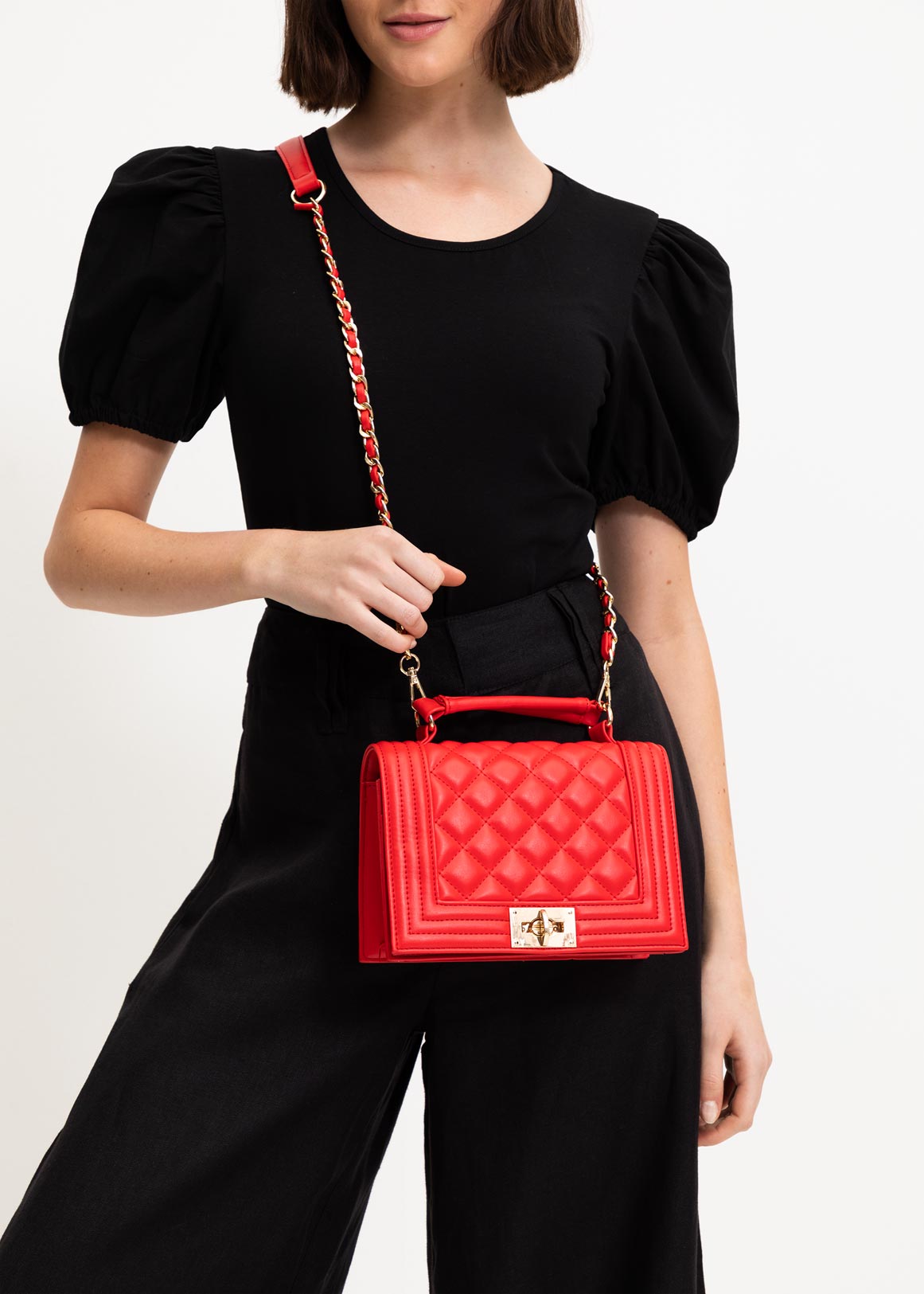 Quilted Structured Crossbody Bag | Woolworths.co.za