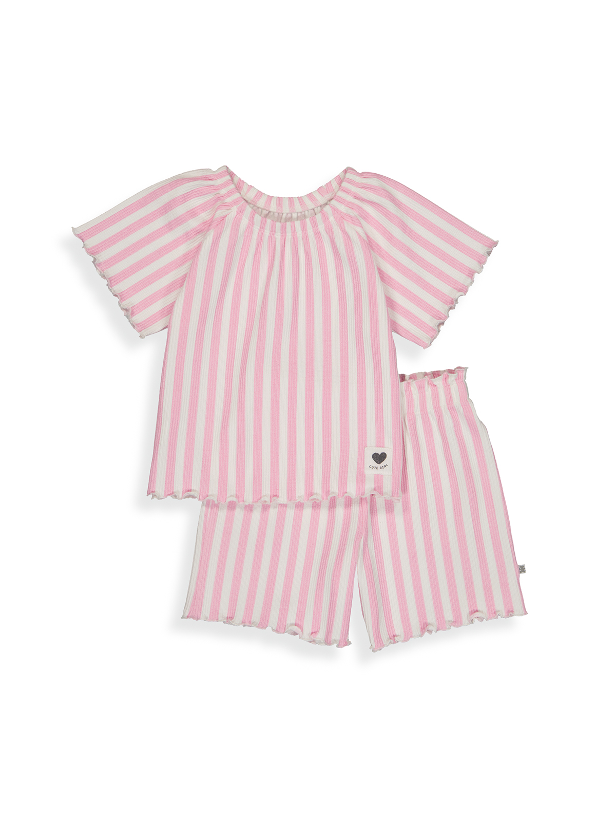 Raglan Sleeve Top & Shorts Set