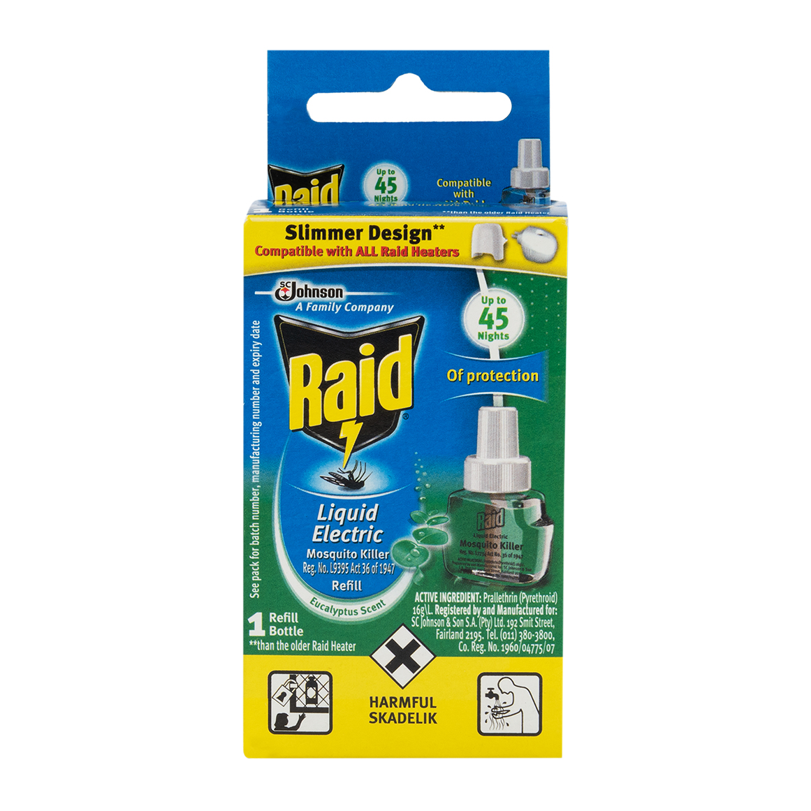 Raid Liquid Raid Liquid Electric Eucalyptus Scent Mosquito Killer Refill 1 pc ...