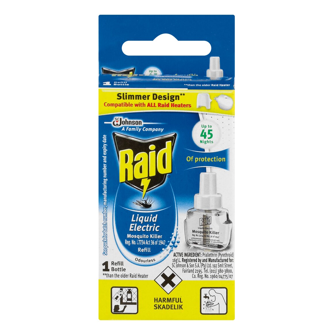 Raid Liquid Raid Liquid Electric Odourless Mosquito Killer Refill 1 pk | Woolworths ...