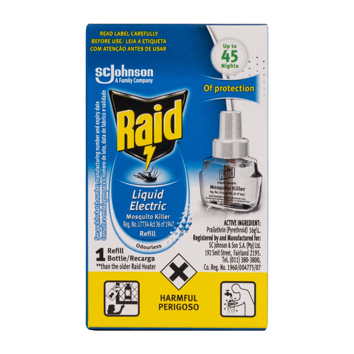 Buy Raid Liquid Electric Mosquito Repellent Refill Lavender Scent ,37 Nights, 41ml Online In - Foto 12