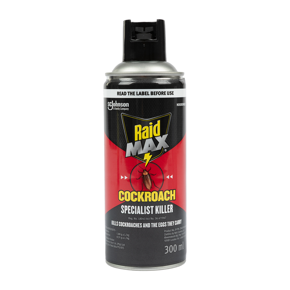 Raid Max Cockroach Specialist Killer 300 ml | Woolworths.co.za