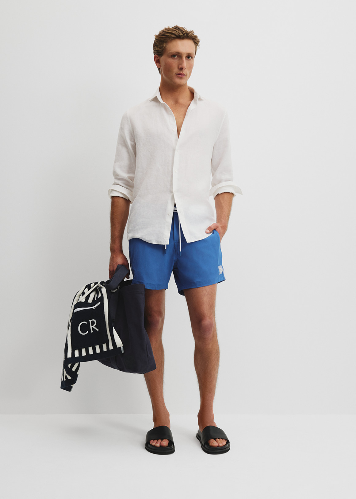 Recycled Blend CR Logo Swim Short