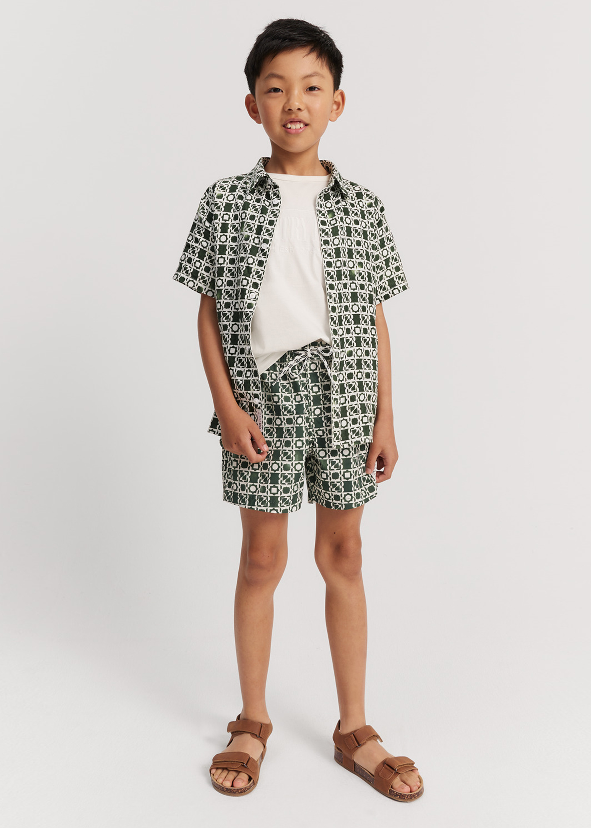 Recycled Blend Geometric Board Short | Woolworths.co.za