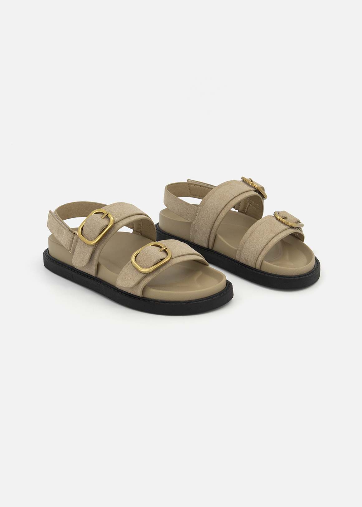 Recycled Suede Comfort Sandals (Size 12-6) Older Girl