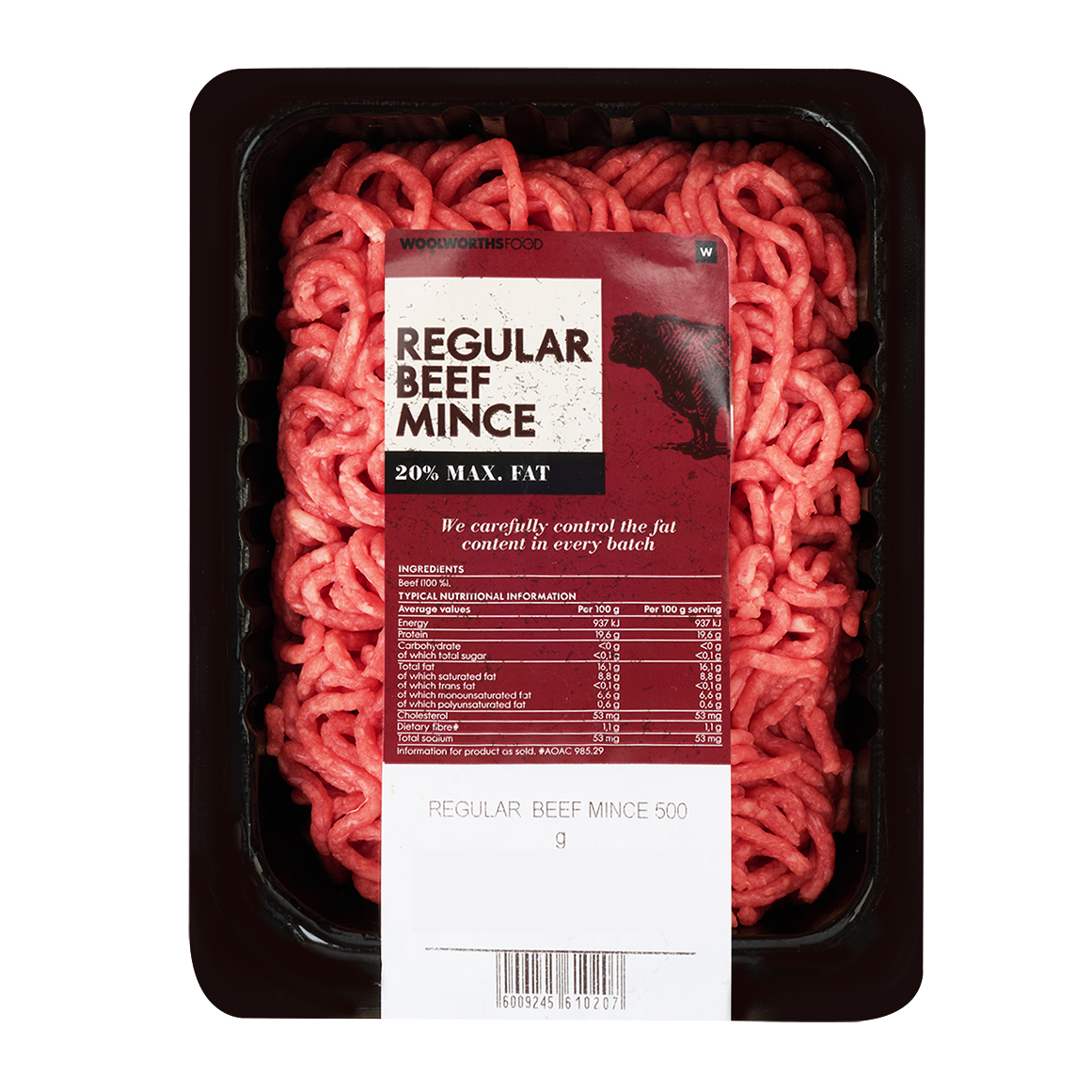 Regular Beef Mince 500 g