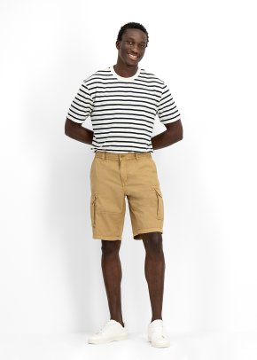 Pull-on Twill Plain Cotton Deck Shorts