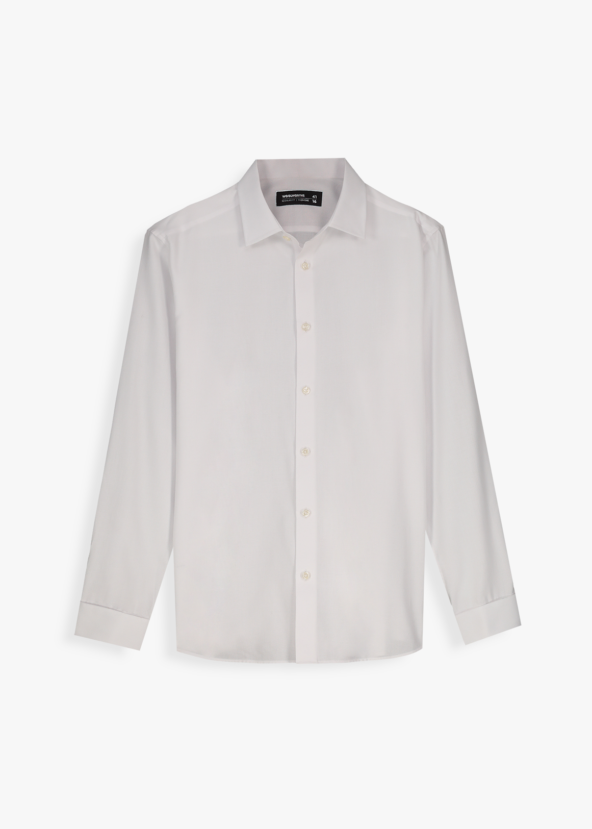 Regular Fit Cotton Rich Dobby Double Cuff Shirt | Woolworths.co.za