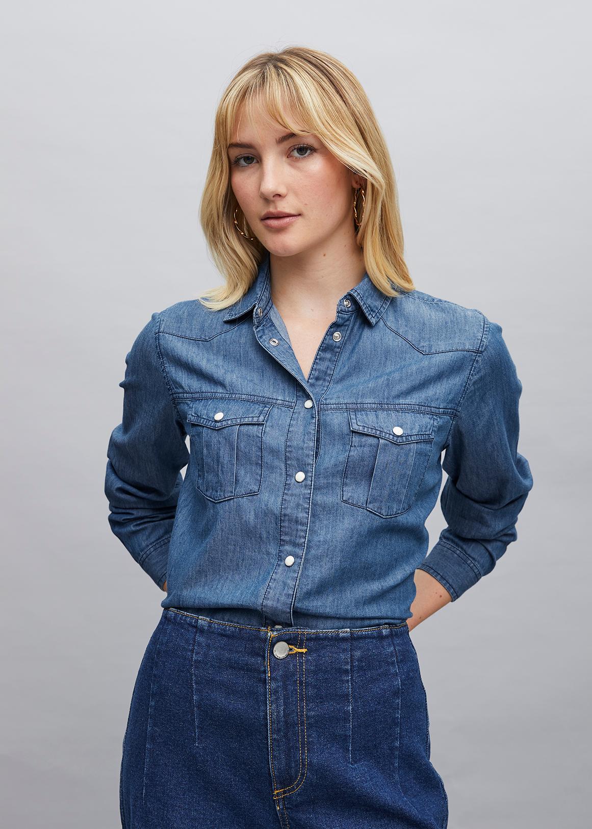 Regular Fit Denim Shirt - Main Image