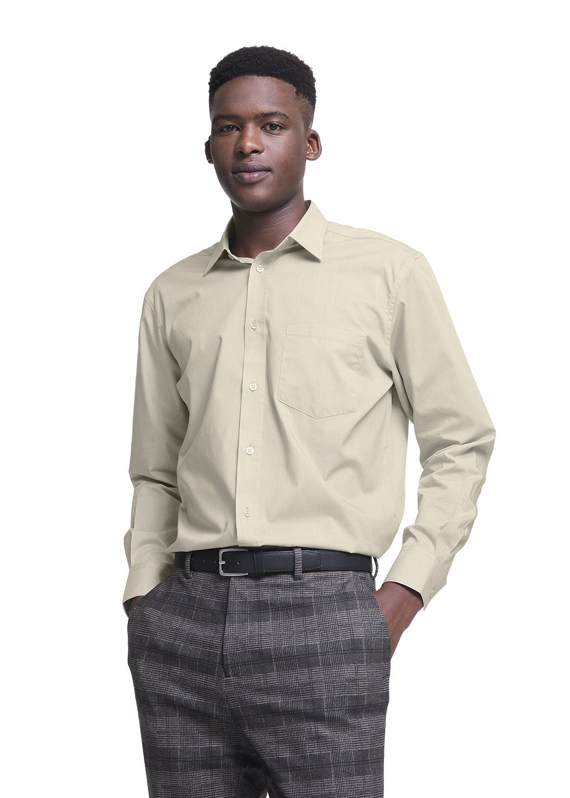 Regular Fit Easy Care Plain Shirt