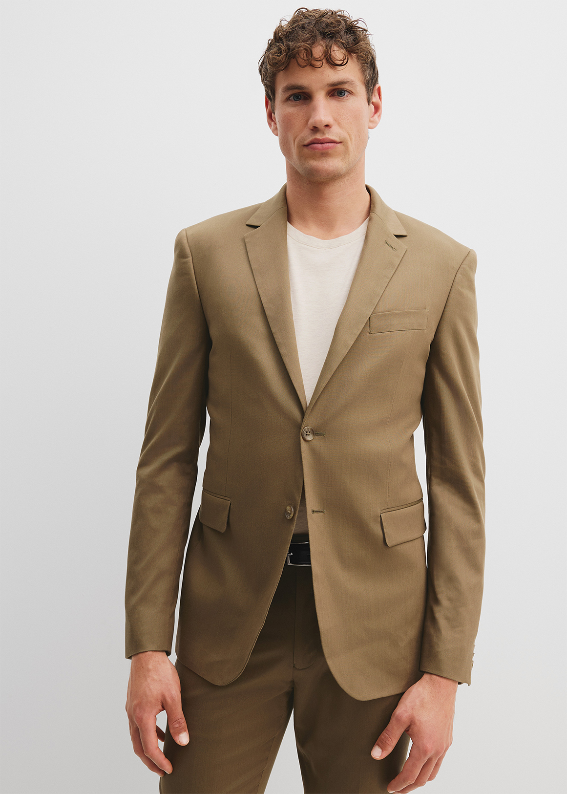 Regular Fit Lyocell Blend Jacket