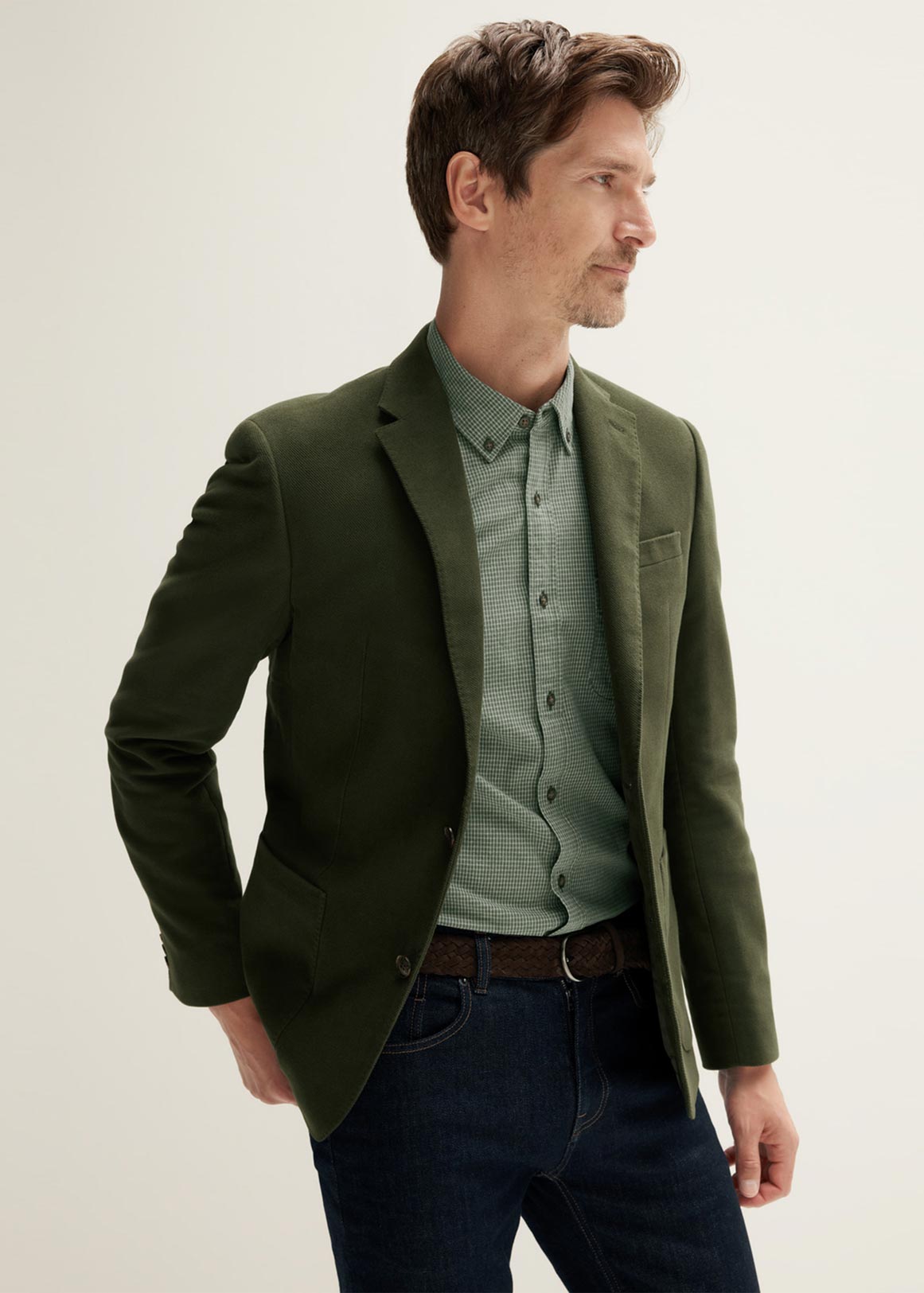 Regular Fit Moleskin Blazer | Woolworths.co.za