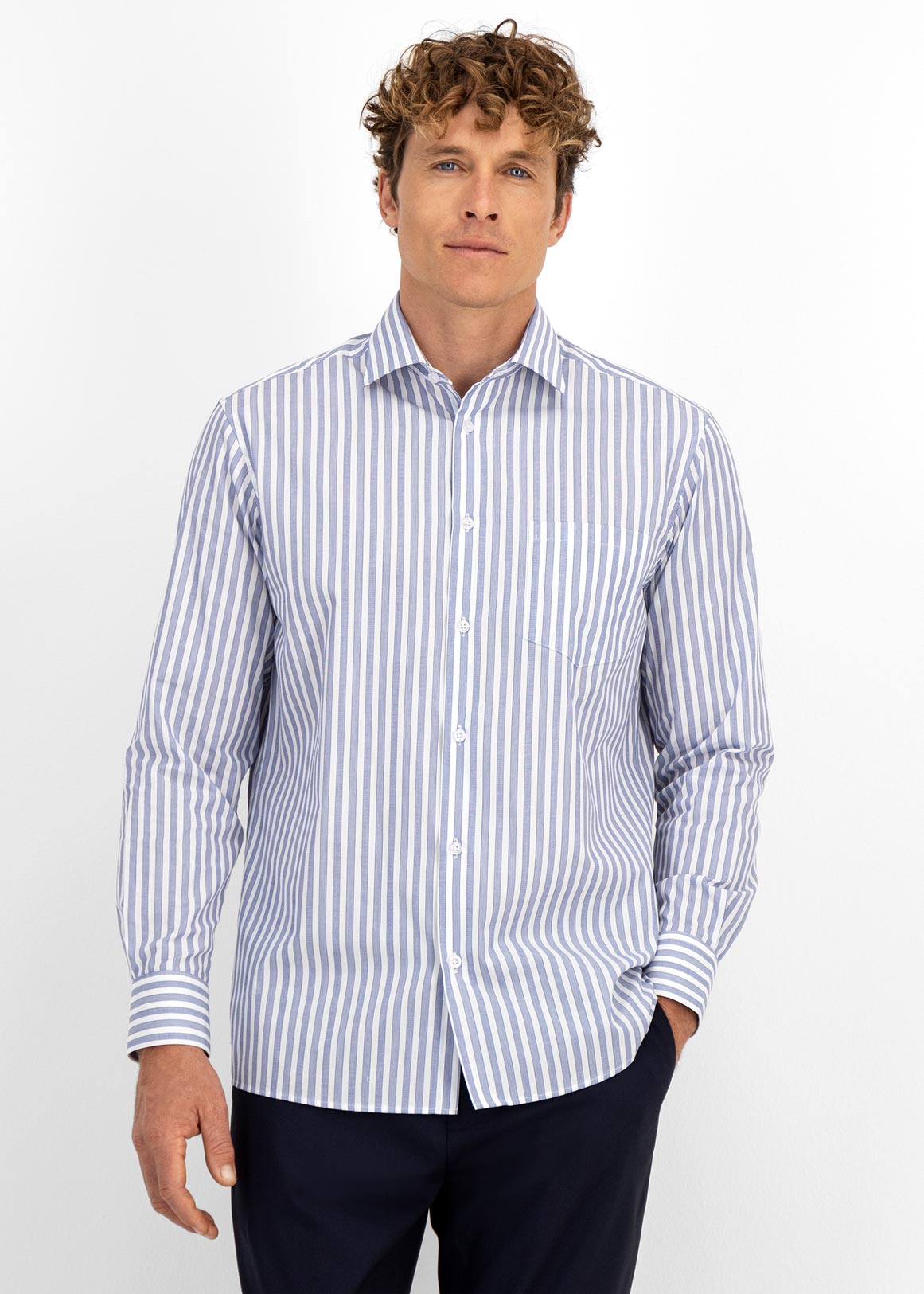 Regular Fit Multi-Lined Striped Shirt | Woolworths.co.za