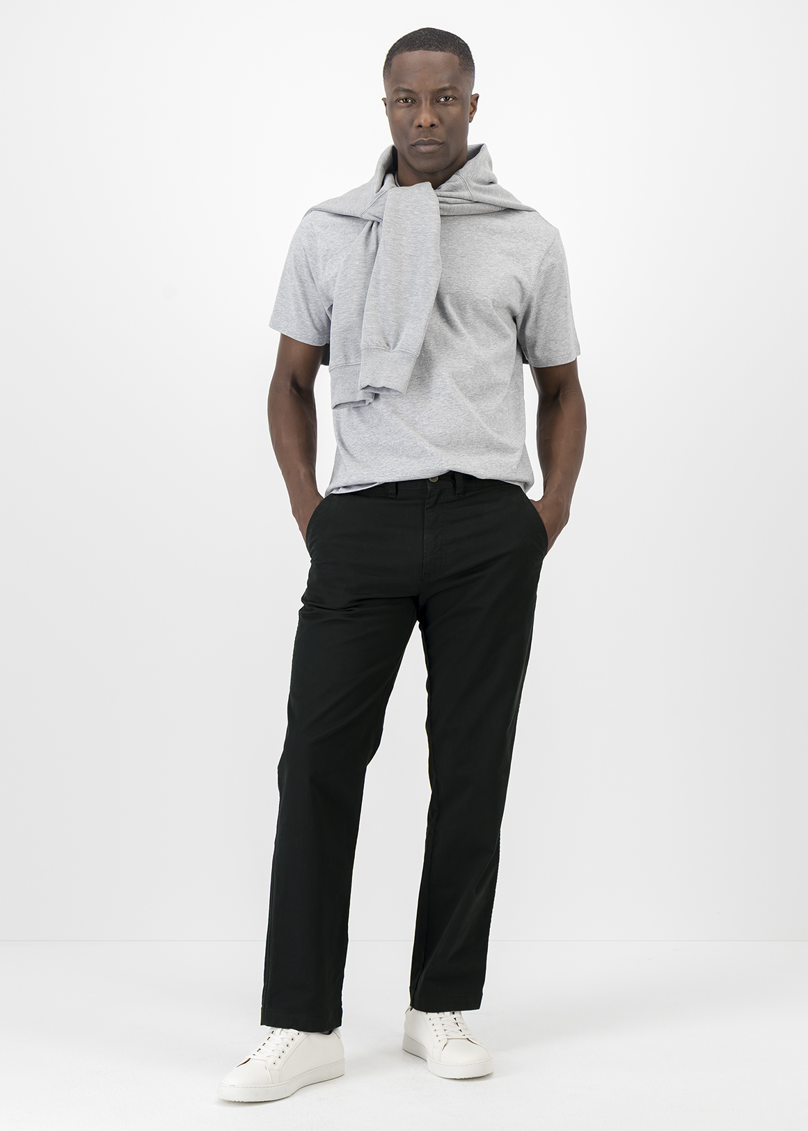 Regular Fit Stretch Cotton Chinos