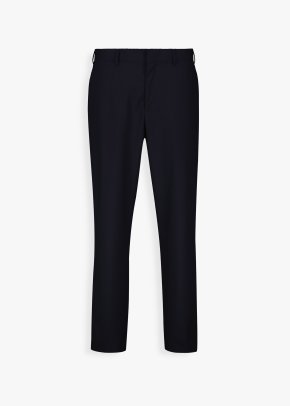 Buy Women Black Regular Fit Textured Casual Trousers Online