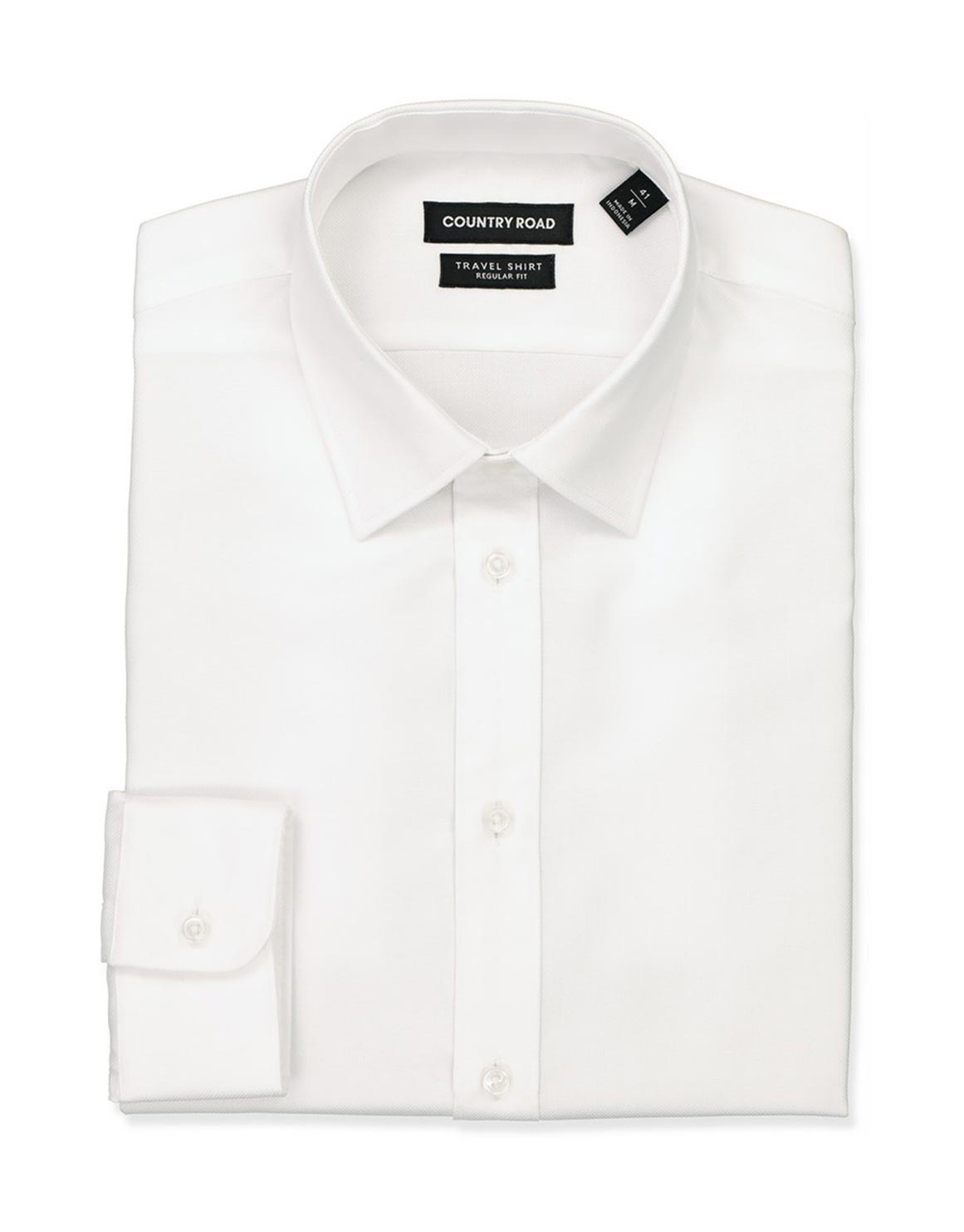 Regular Fit Textured Travel Shirt