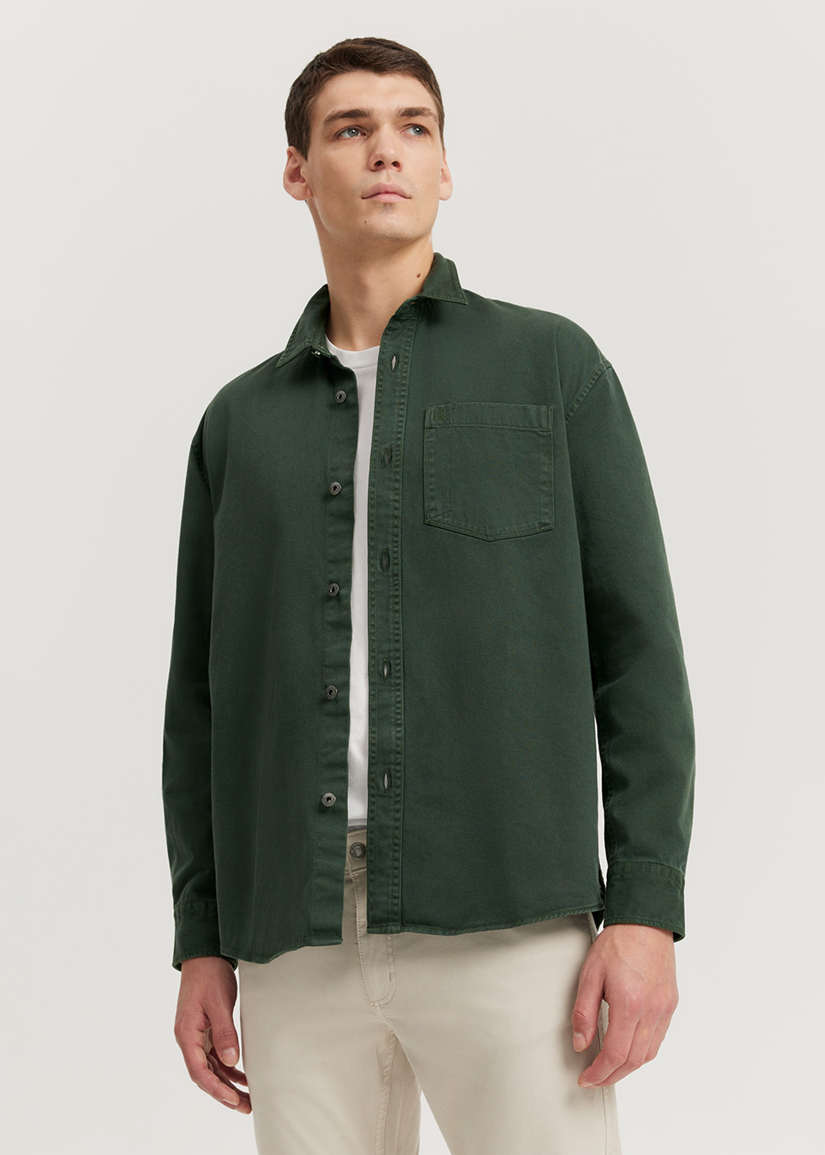 Relaxed Fit Heavy Twill Shirt | Woolworths.co.za