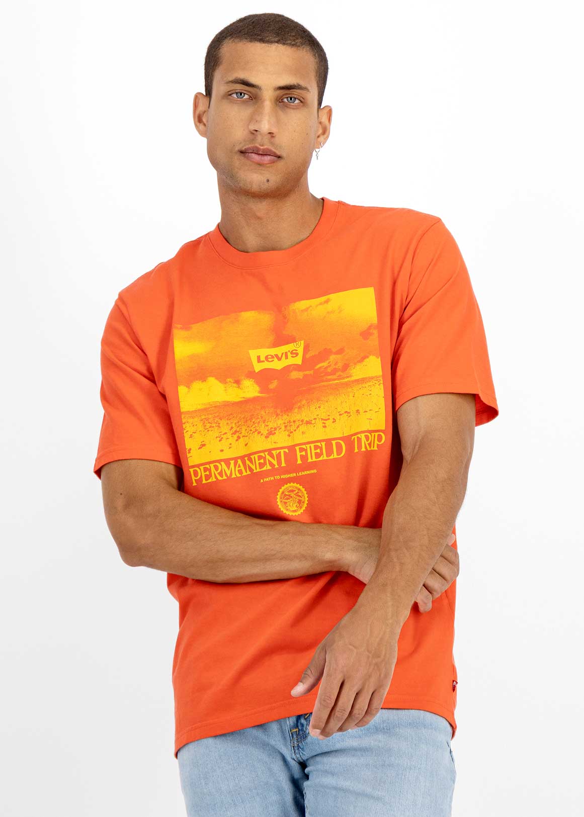 Relaxed Fit Short Sleeve Graphic T Shirt Za