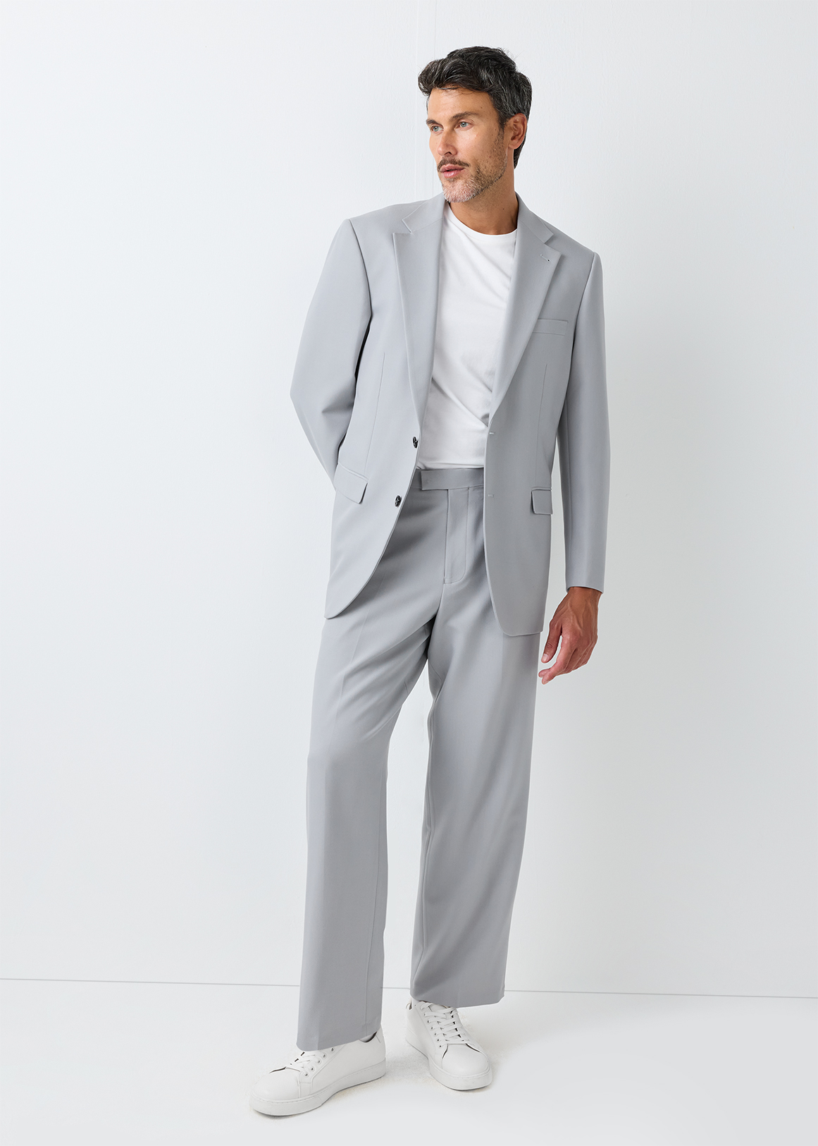 Relaxed Fit Suit Trousers