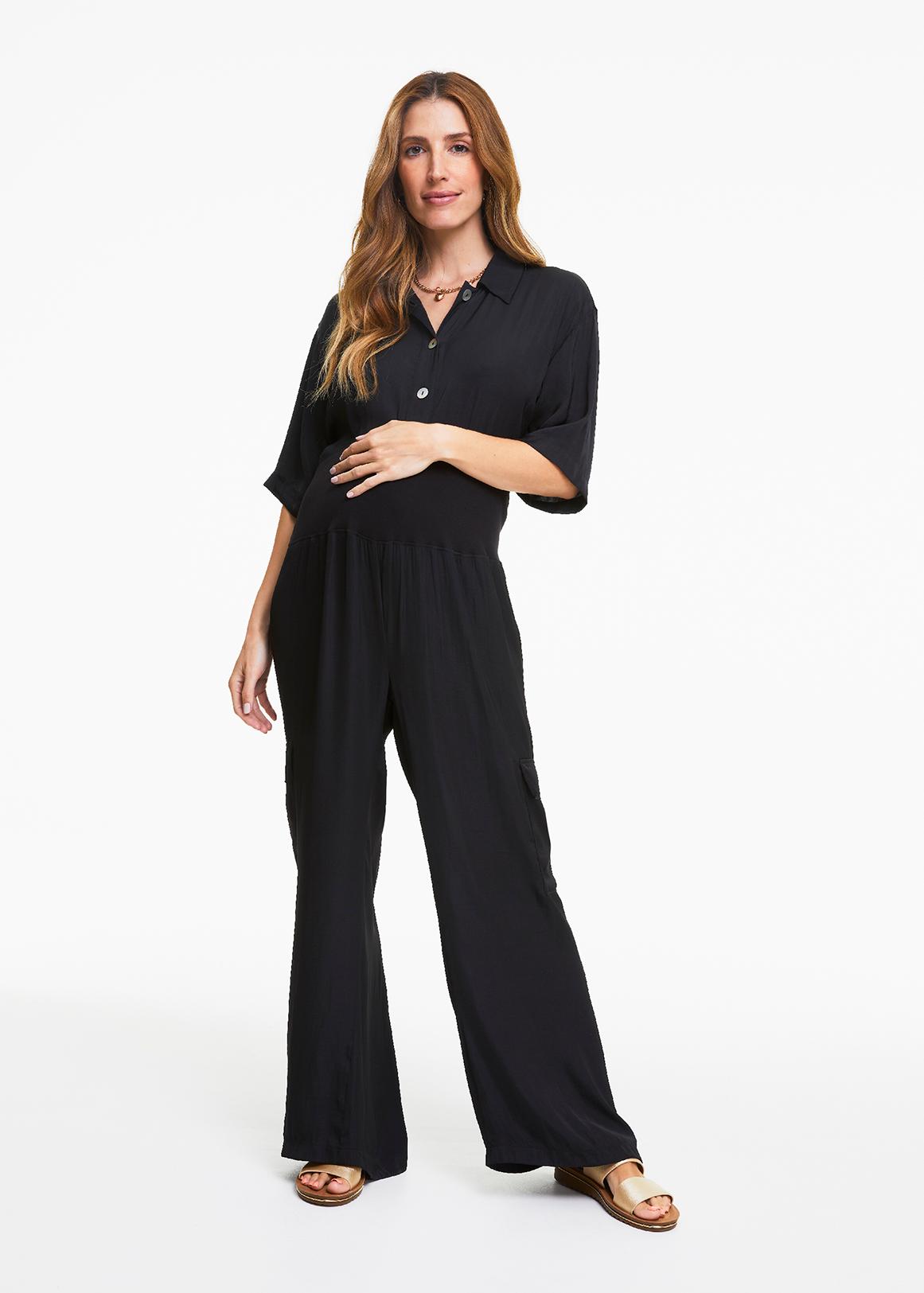 Relaxed Fit Utility Maternity Pants