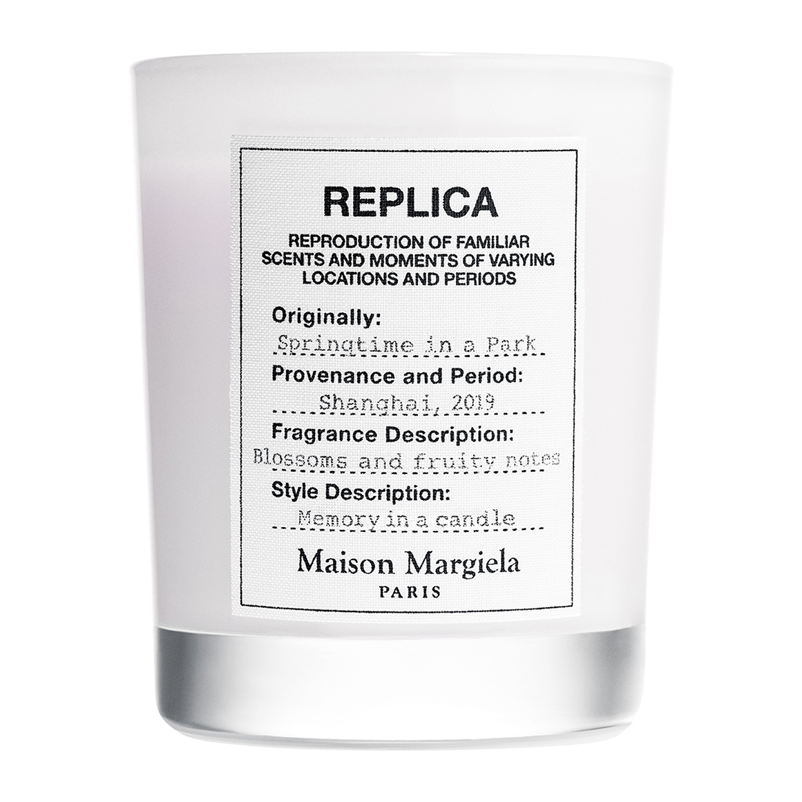 Replica Springtime In A Park Candle