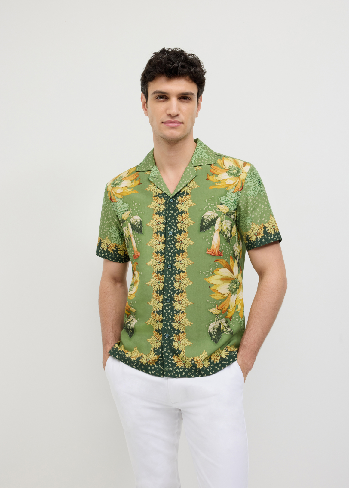 Resort Floral Short Sleeve Shirt