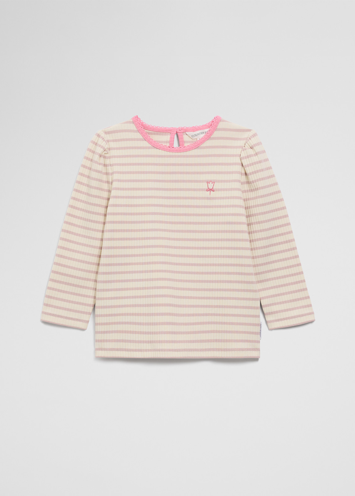 Rib Puff Sleeve Top