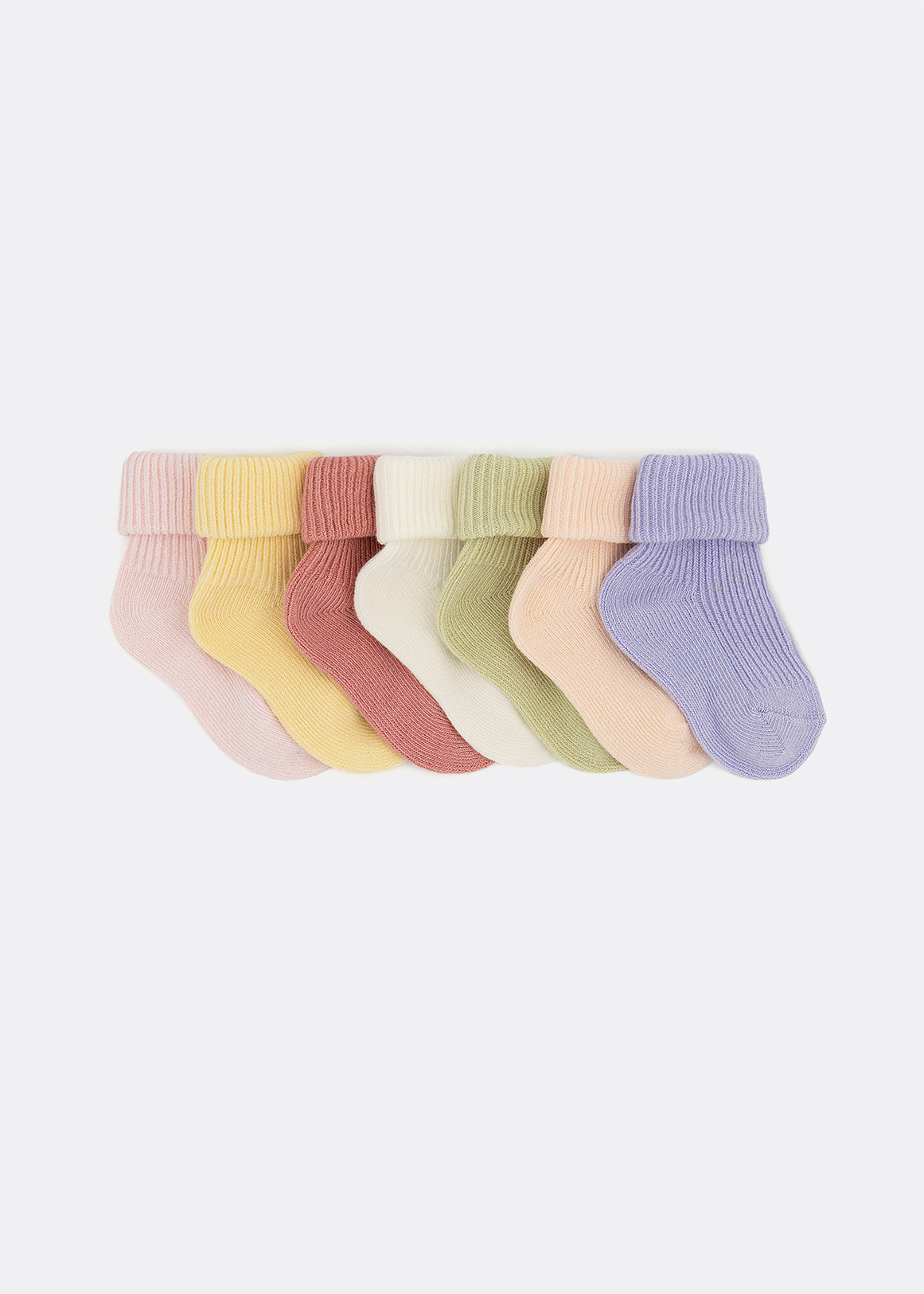 Ribbed Cotton Rich Socks 7 Pack