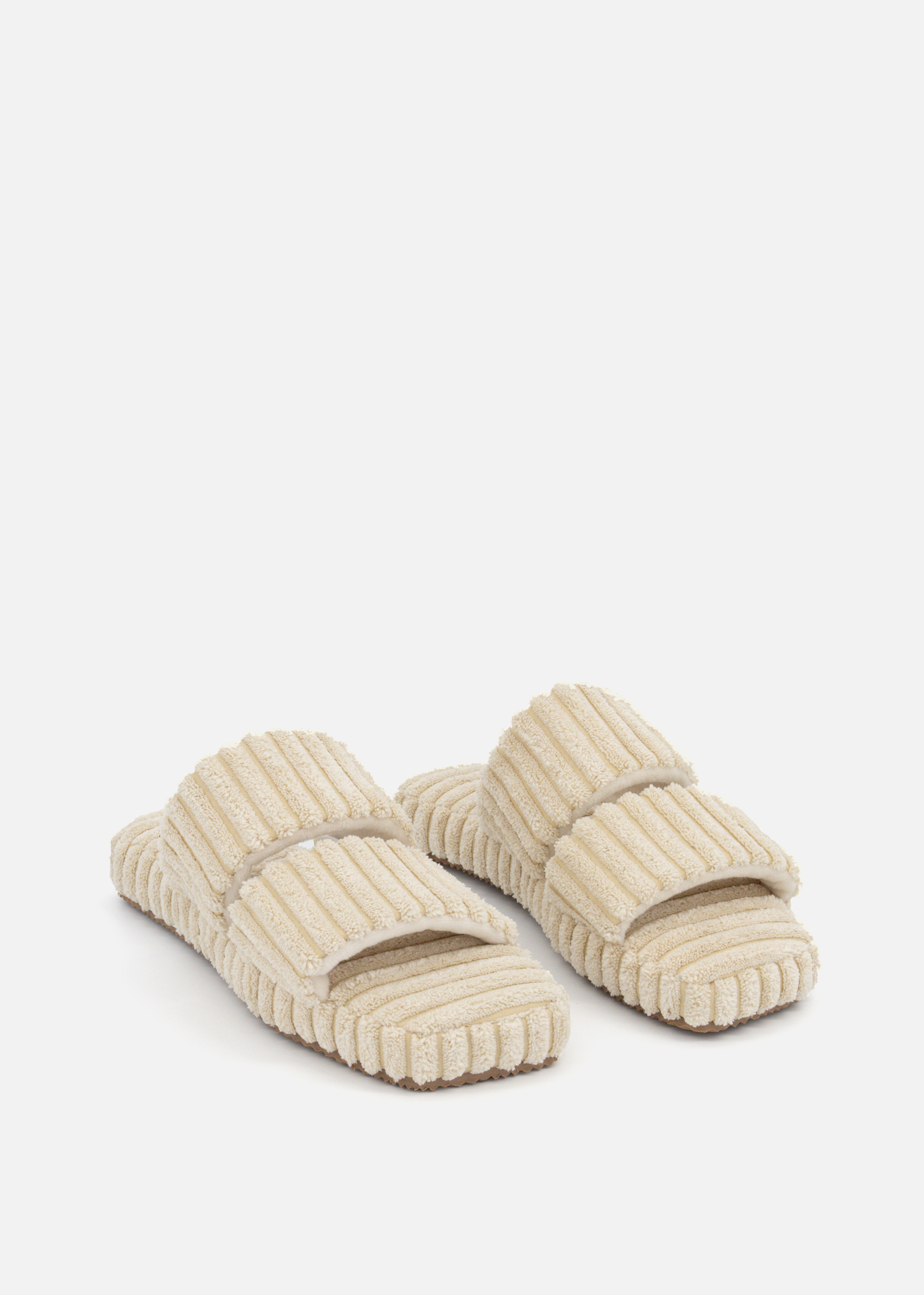 Ribbed Double Band Slippers | Woolworths.co.za