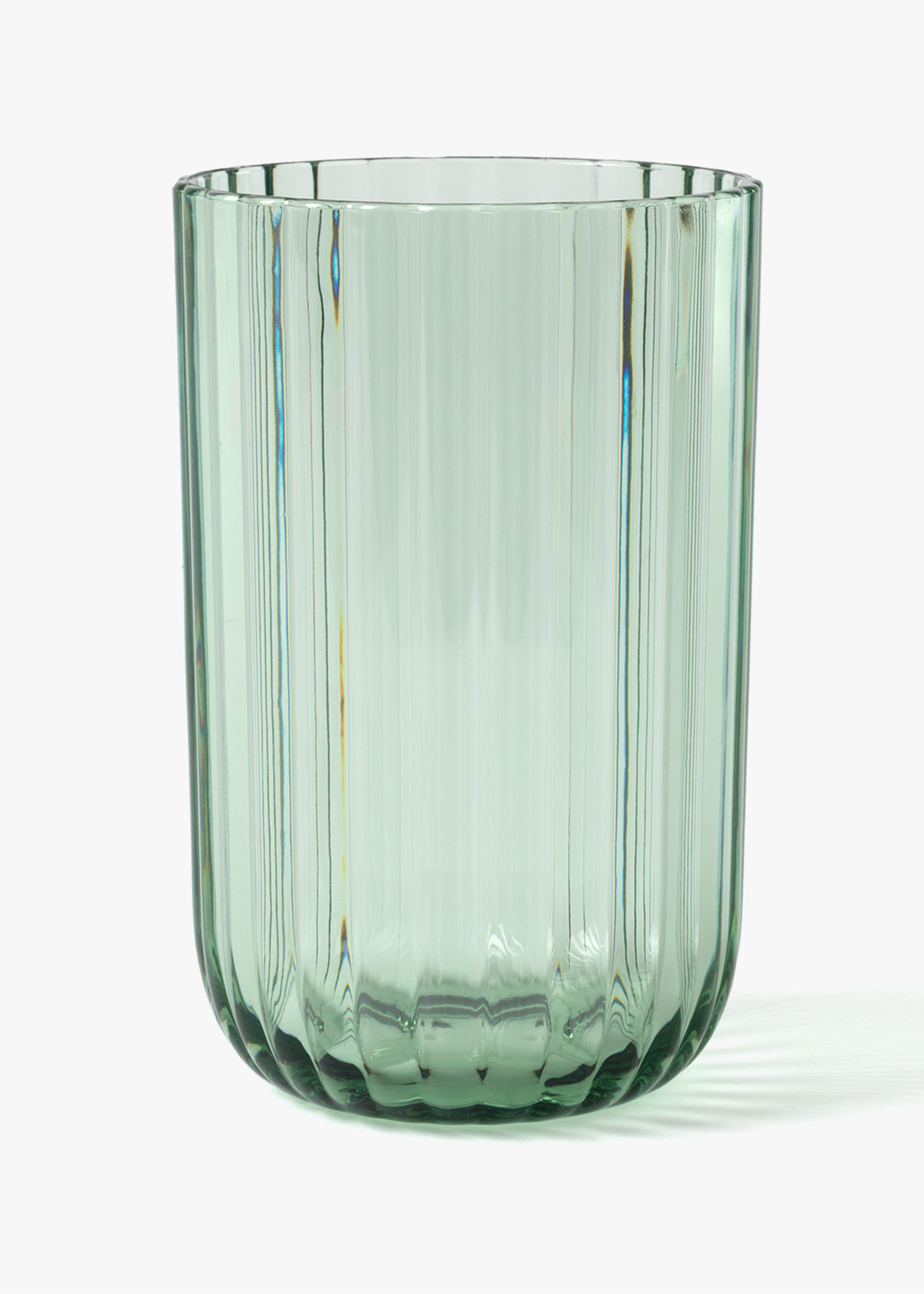 Ribbed Hi-Ball Glass