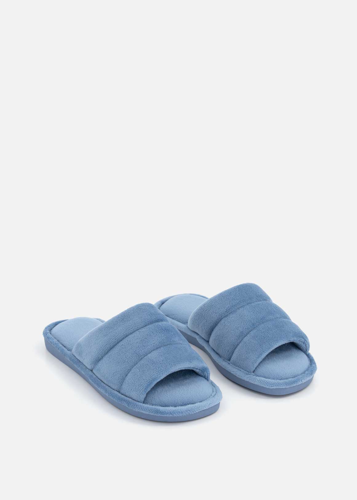 Ribbed Velour Band Slippers | Woolworths.co.za