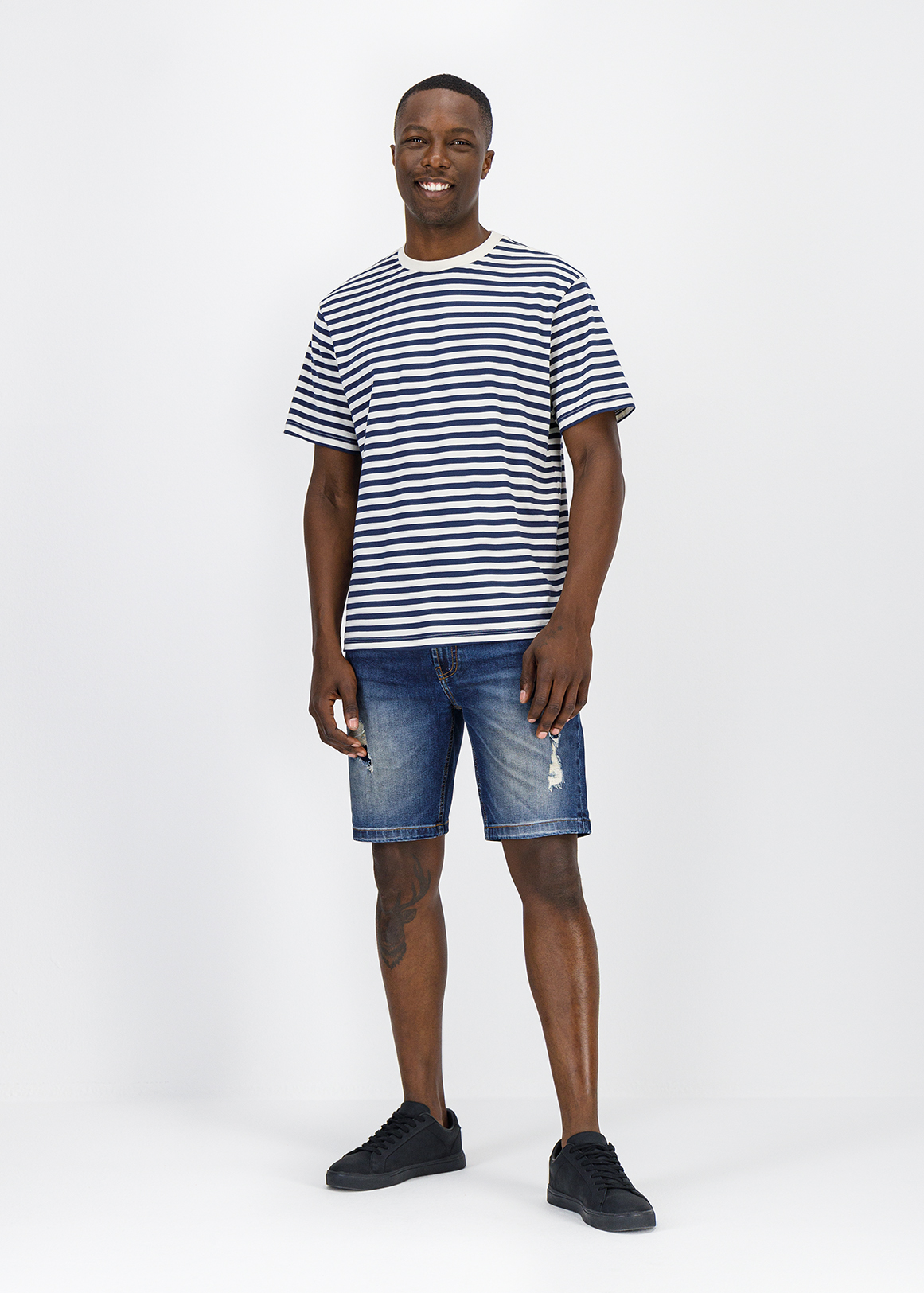 Rip & Repair Slim Fit Denim Shorts | Woolworths.co.za