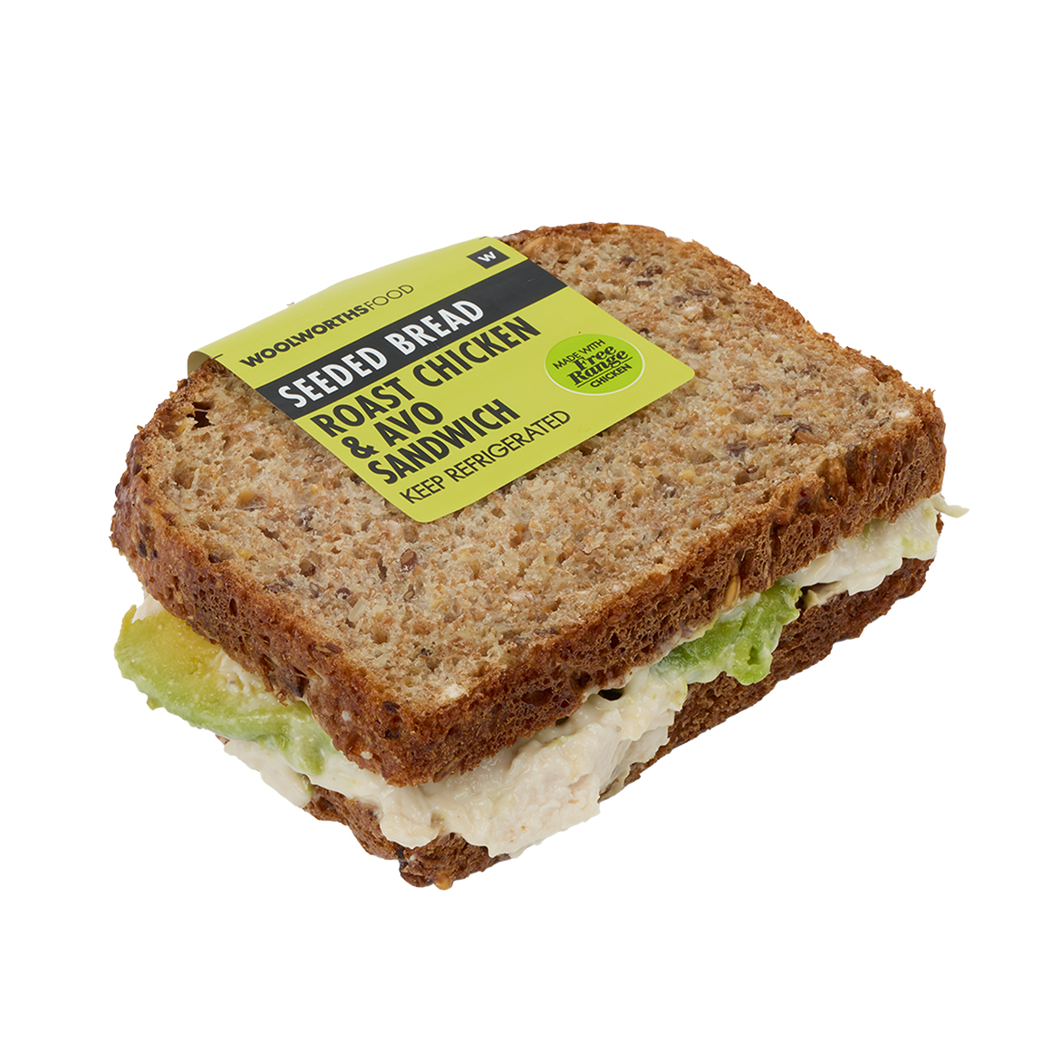 Roast Chicken & Avocado Sandwich on Seeded Bread