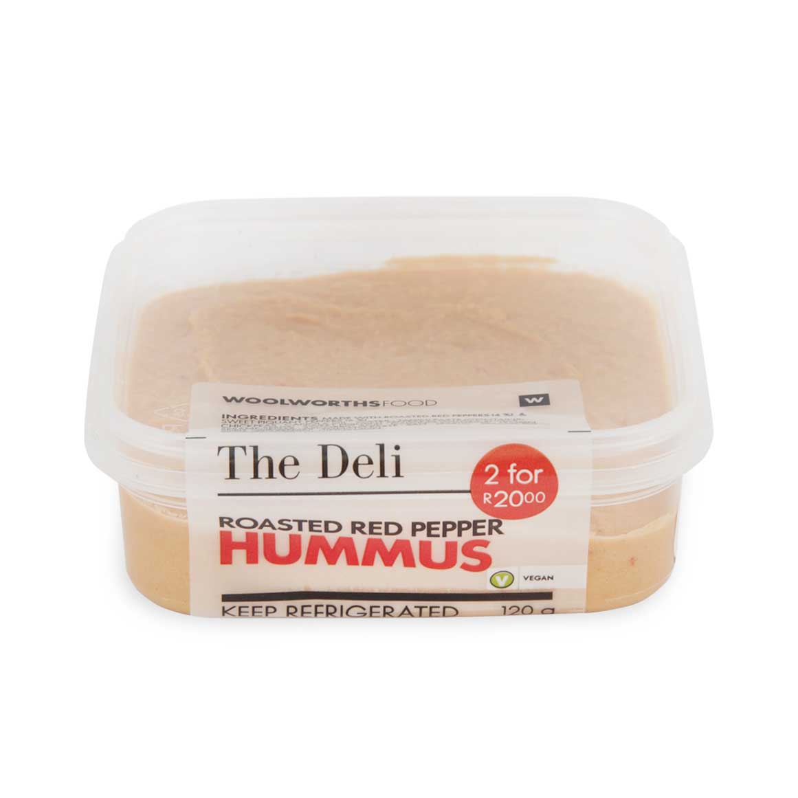 Roasted Red Pepper Hummus 120g | Woolworths.co.za
