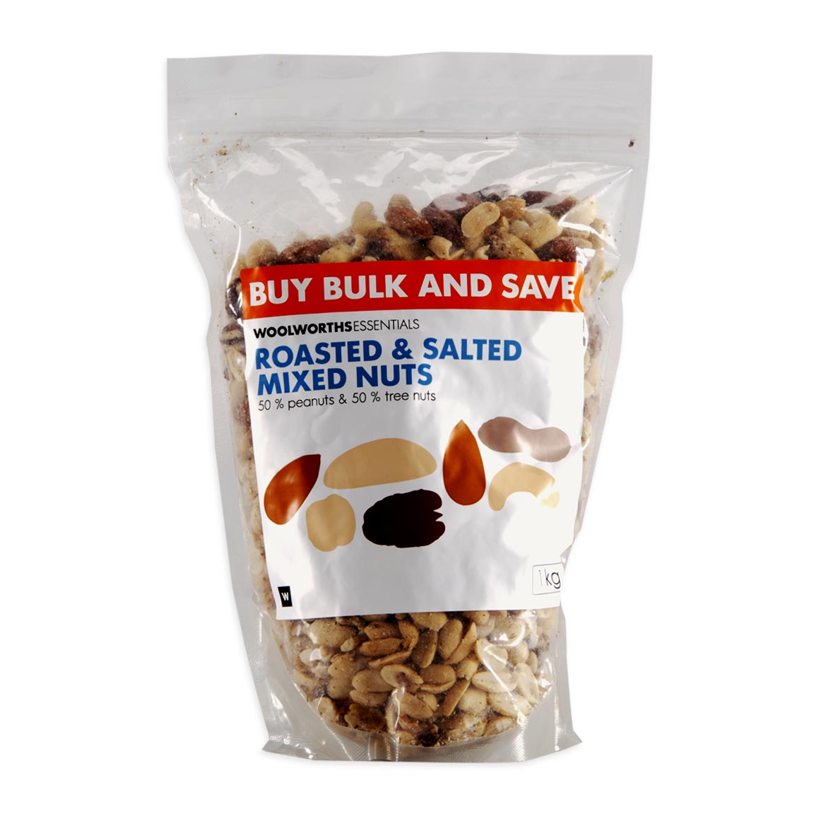 Roasted & Salted Assorted Nuts With Peanuts 1 Kg | Woolworths.co.za