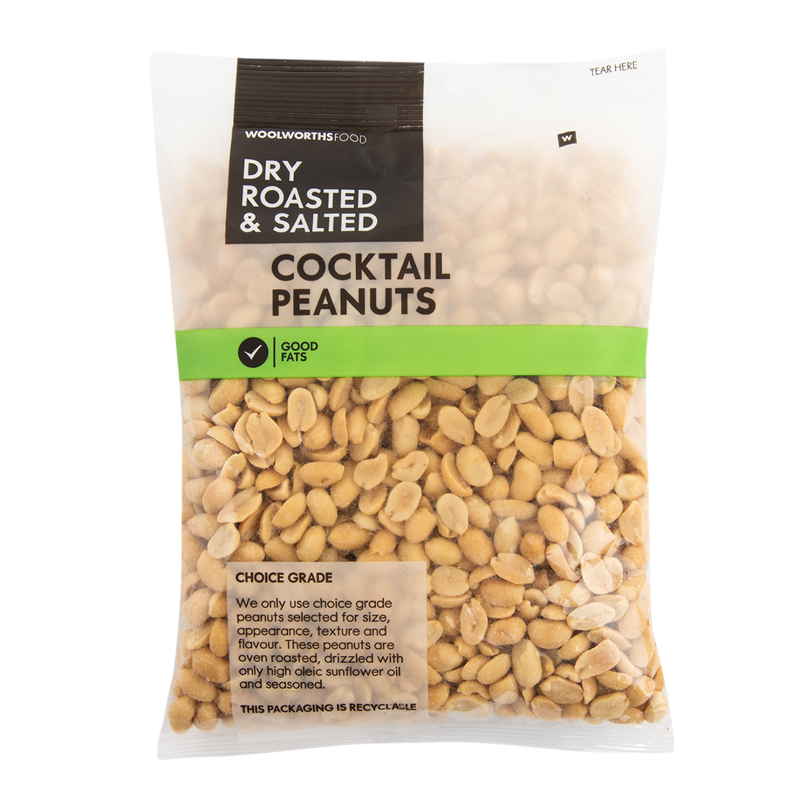 Roasted and Salted Cocktail Peanuts 450 g