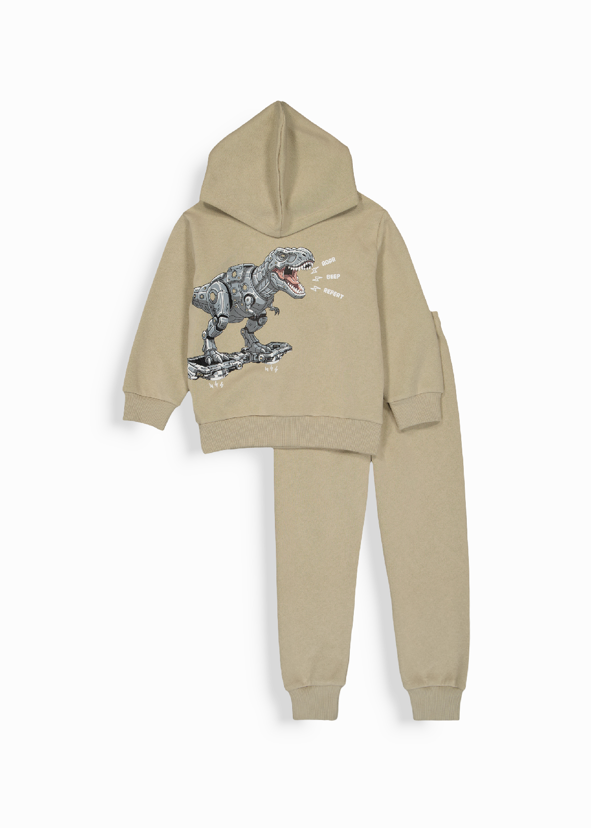 Robo Dino Hoodie & Track Pants Set
