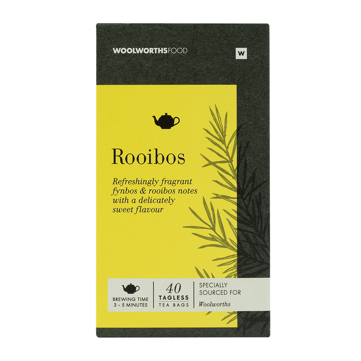 Rooibos Tagless Tea Bags 40 pk