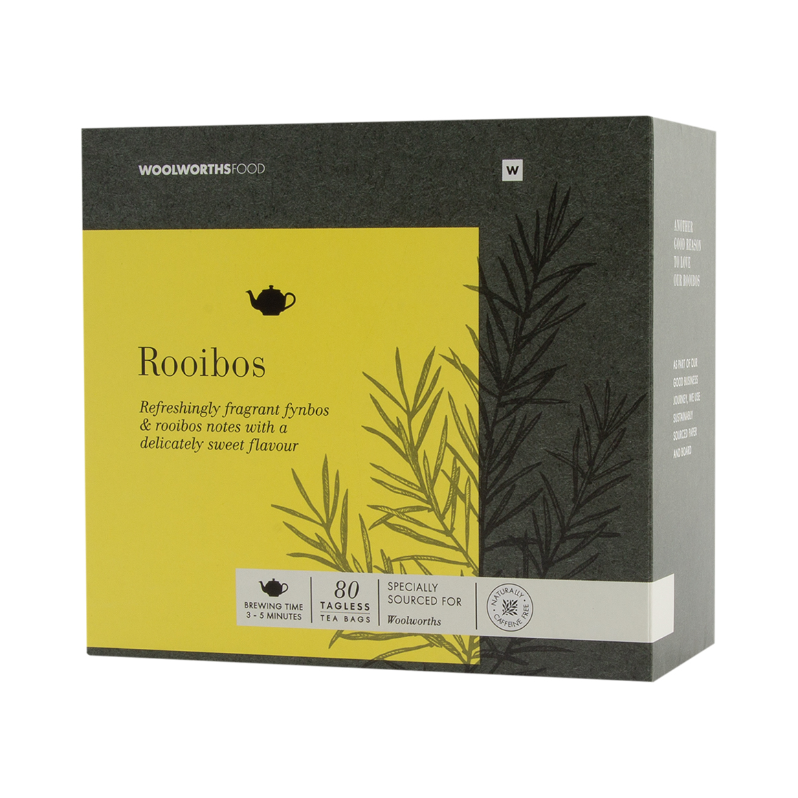 Rooibos Tagless Tea Bags 80 pk