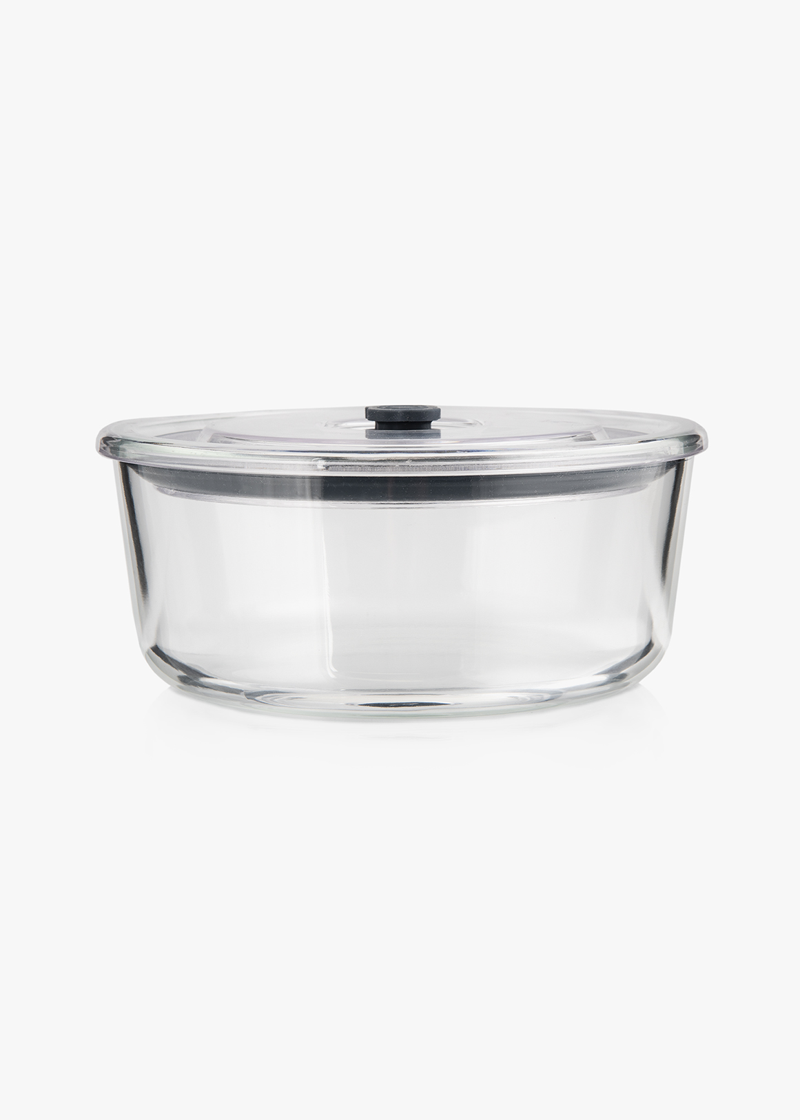 Round Airtight Glass Container 0.85L