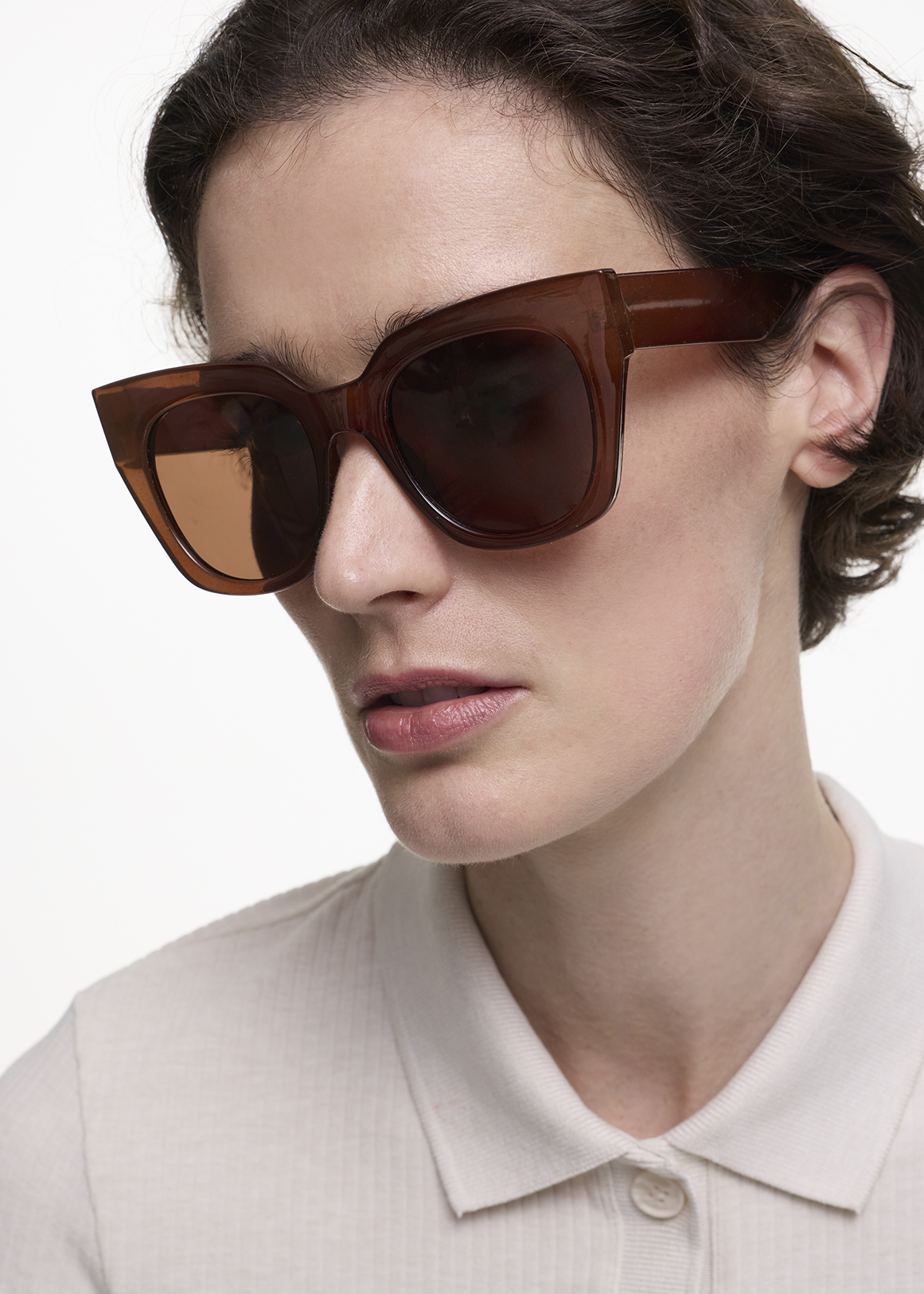 Round Cat Eye Sunglasses