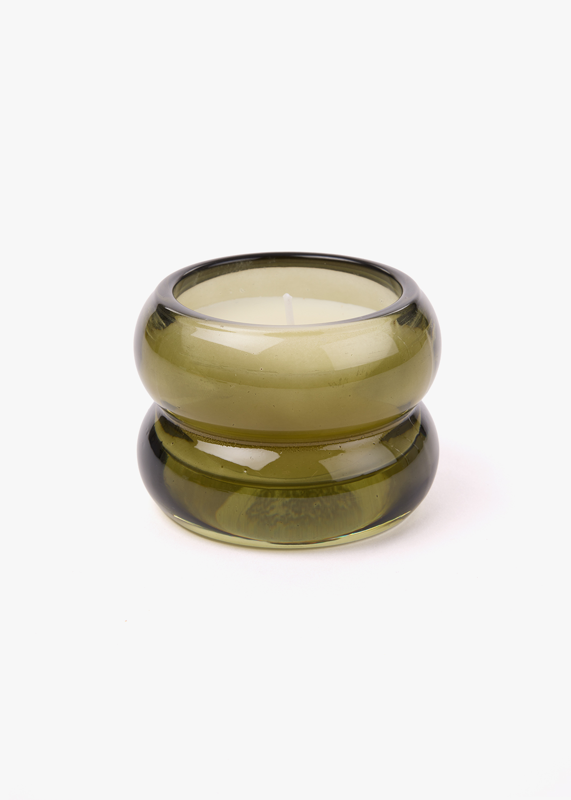 Round Glass Candle
